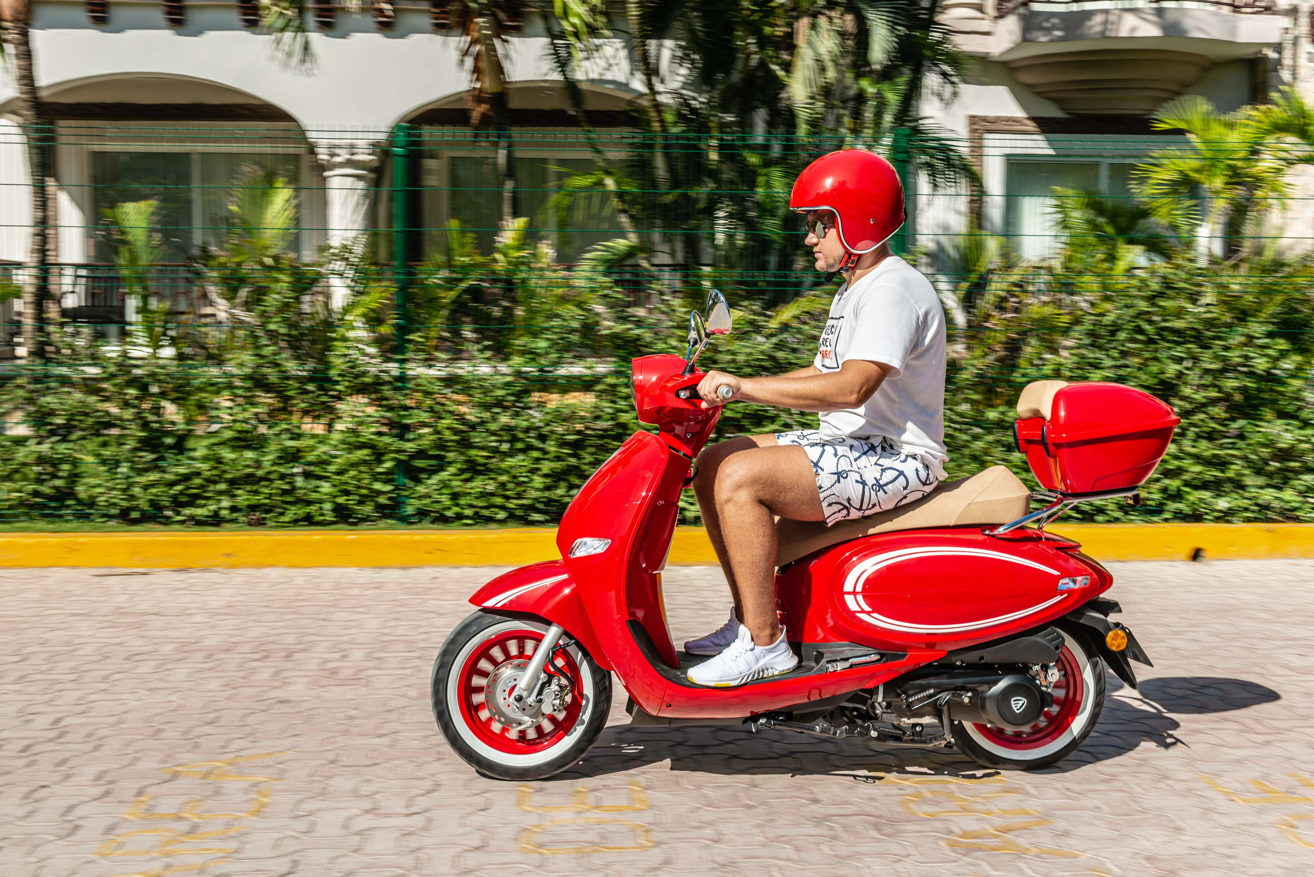 Scooter Photography for Rental Website in Mexico. PHOTOGRAPHER QUINTANA ROO