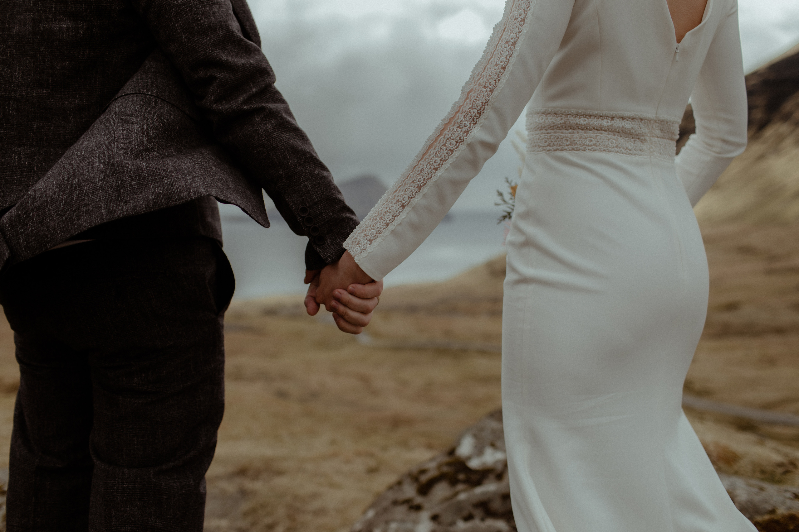 Elopement at Faroe islands. Iceland elopement photographer & videographer