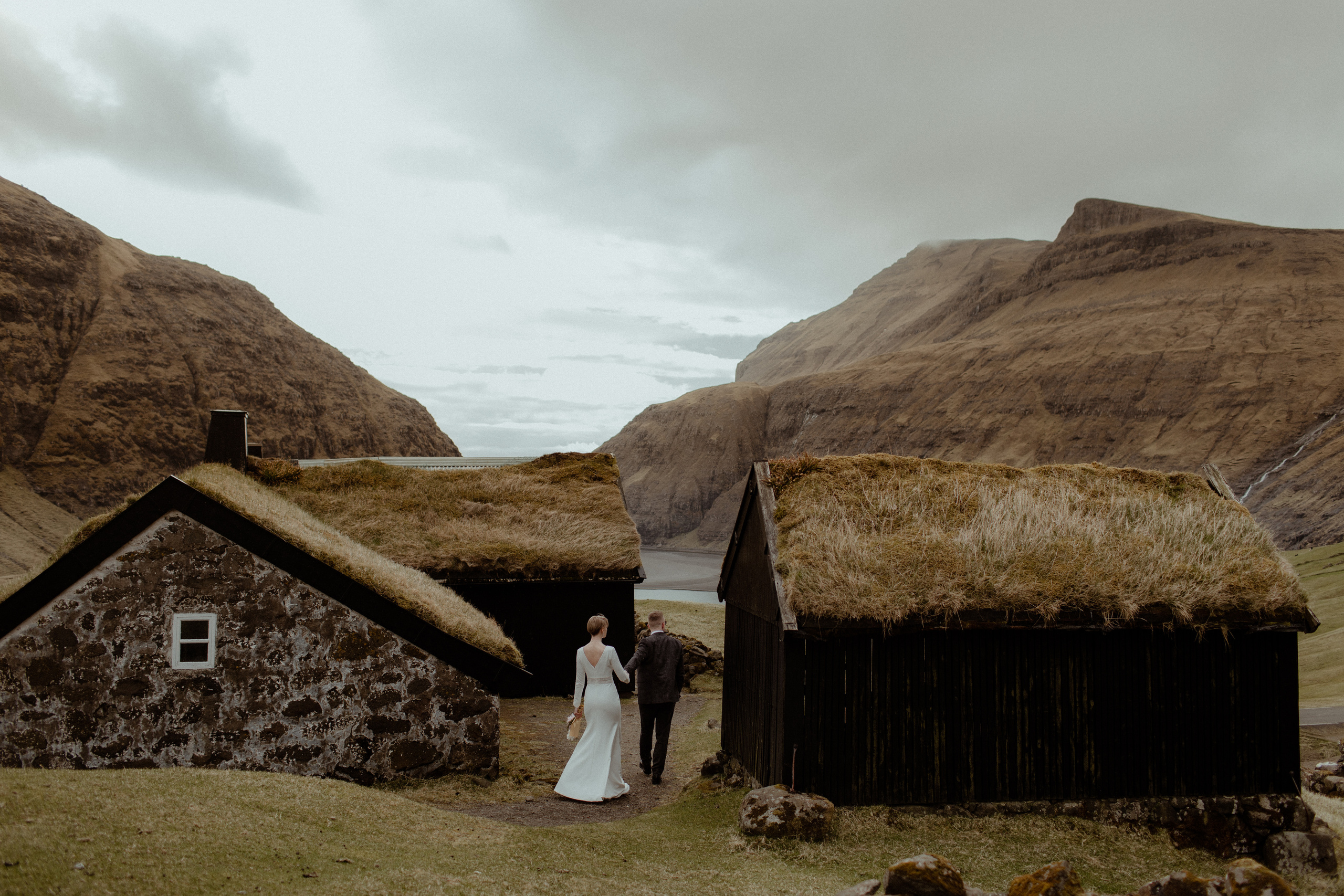 Elopement at Faroe islands. Iceland elopement photographer & videographer