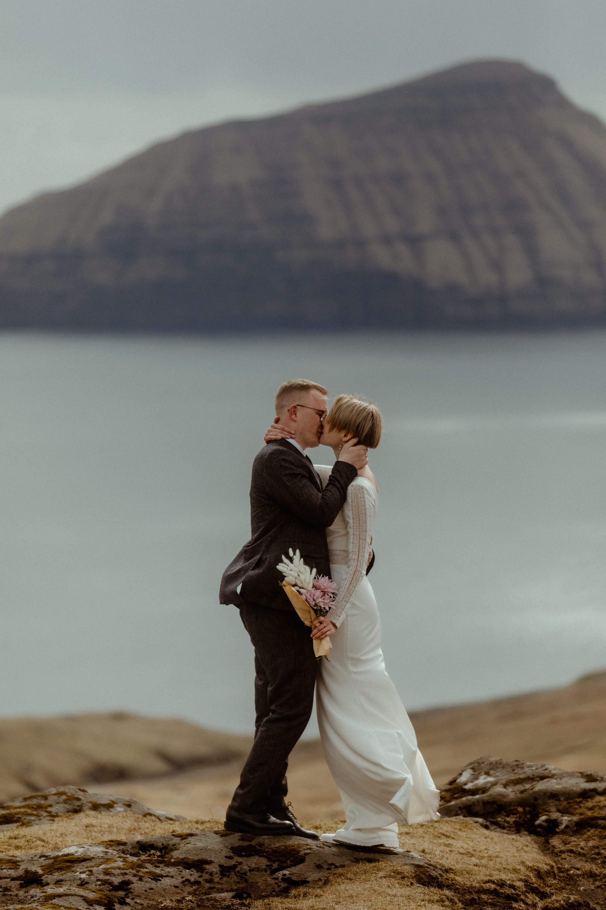 Elopement at Faroe islands. Iceland elopement photographer & videographer
