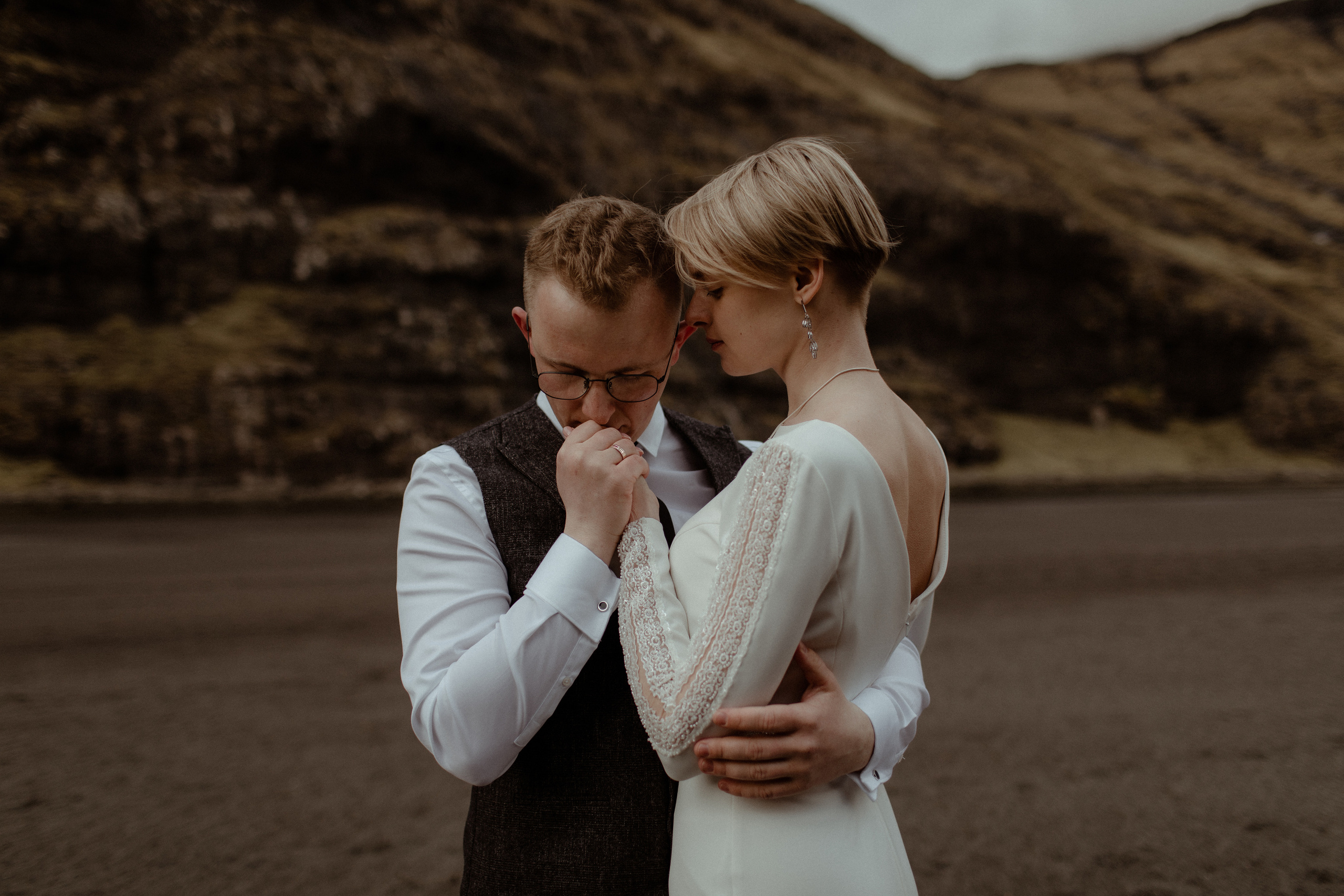 Elopement at Faroe islands. Iceland elopement photographer & videographer