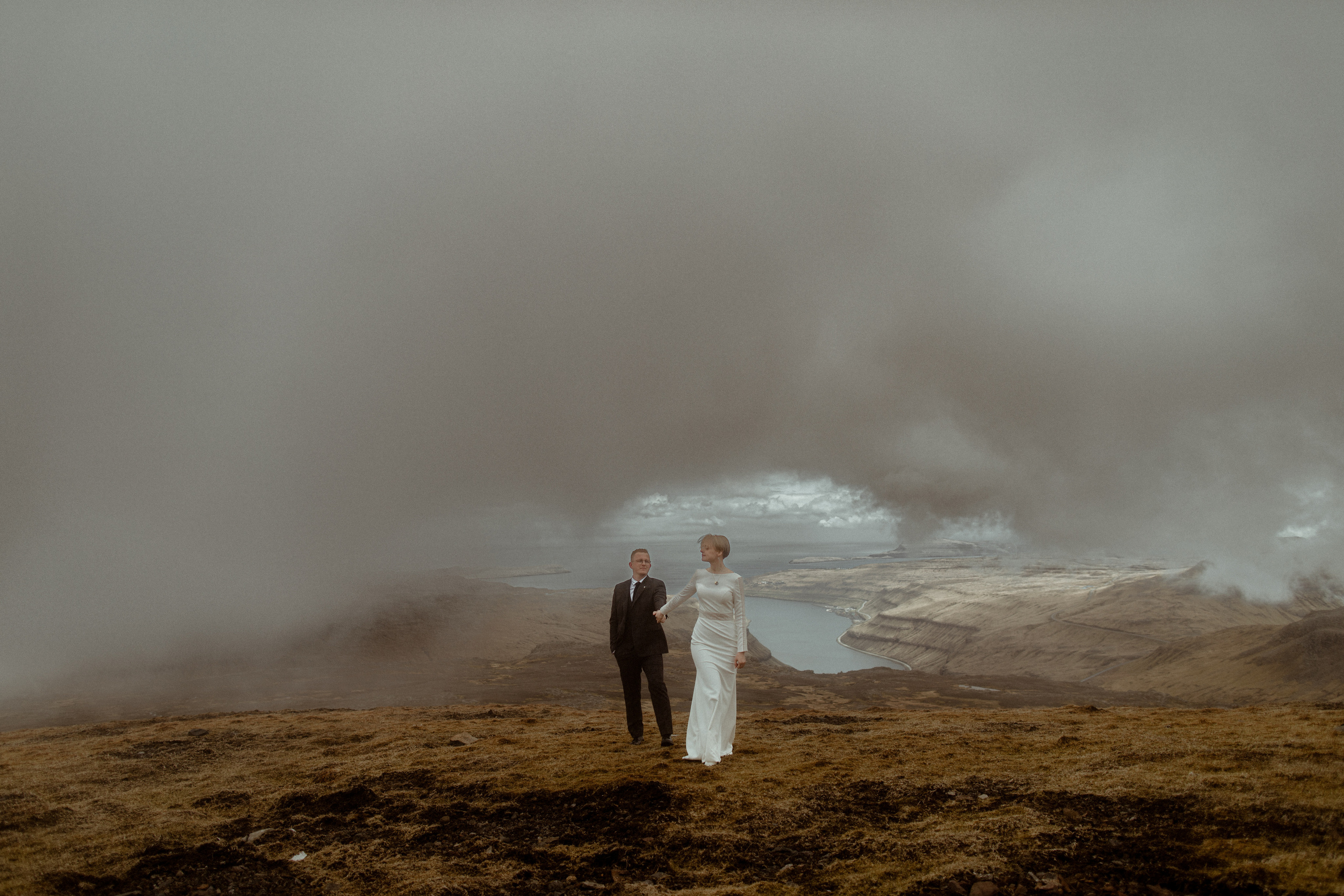 Elopement at Faroe islands. Iceland elopement photographer & videographer