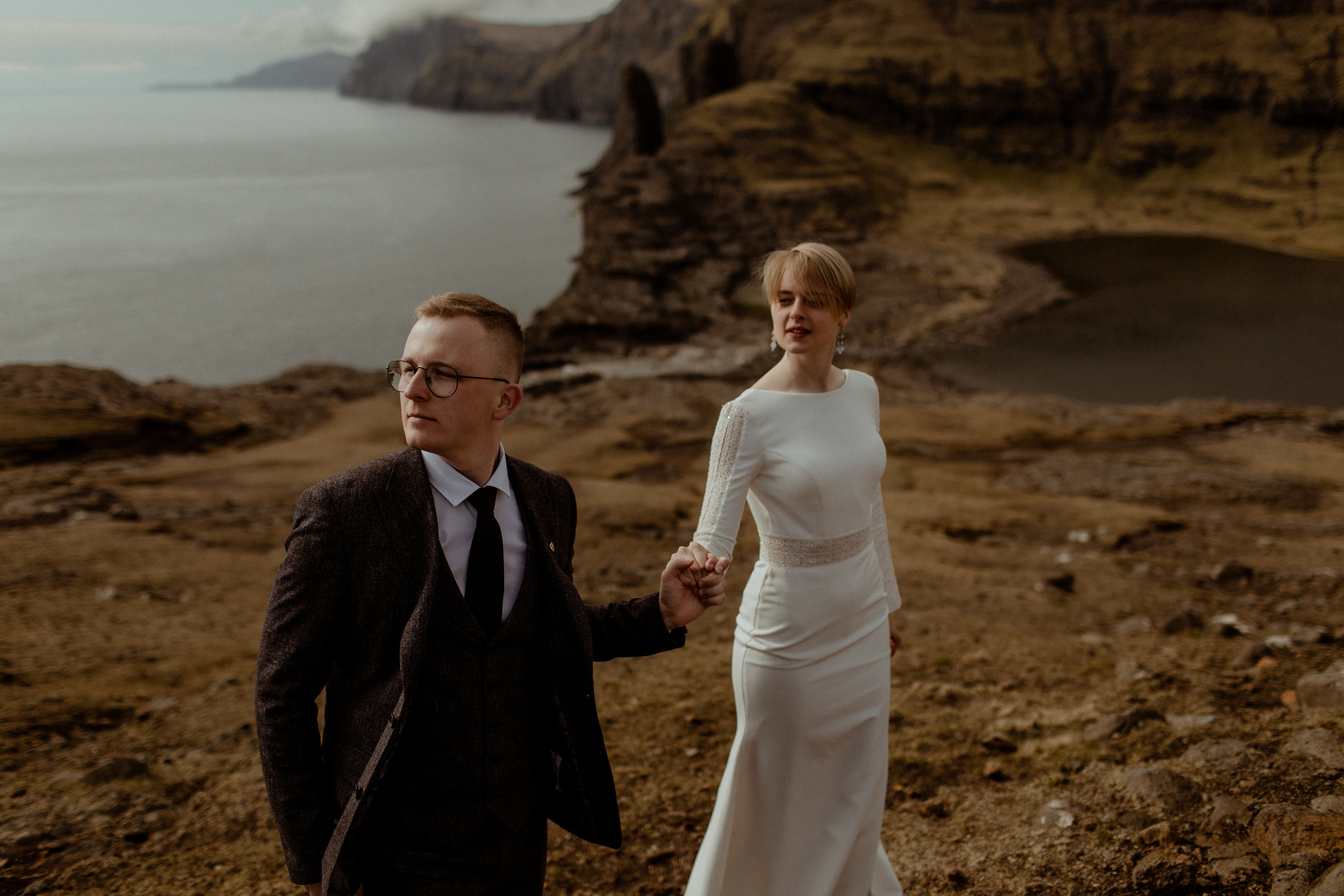 Elopement at Faroe islands. Iceland elopement photographer & videographer