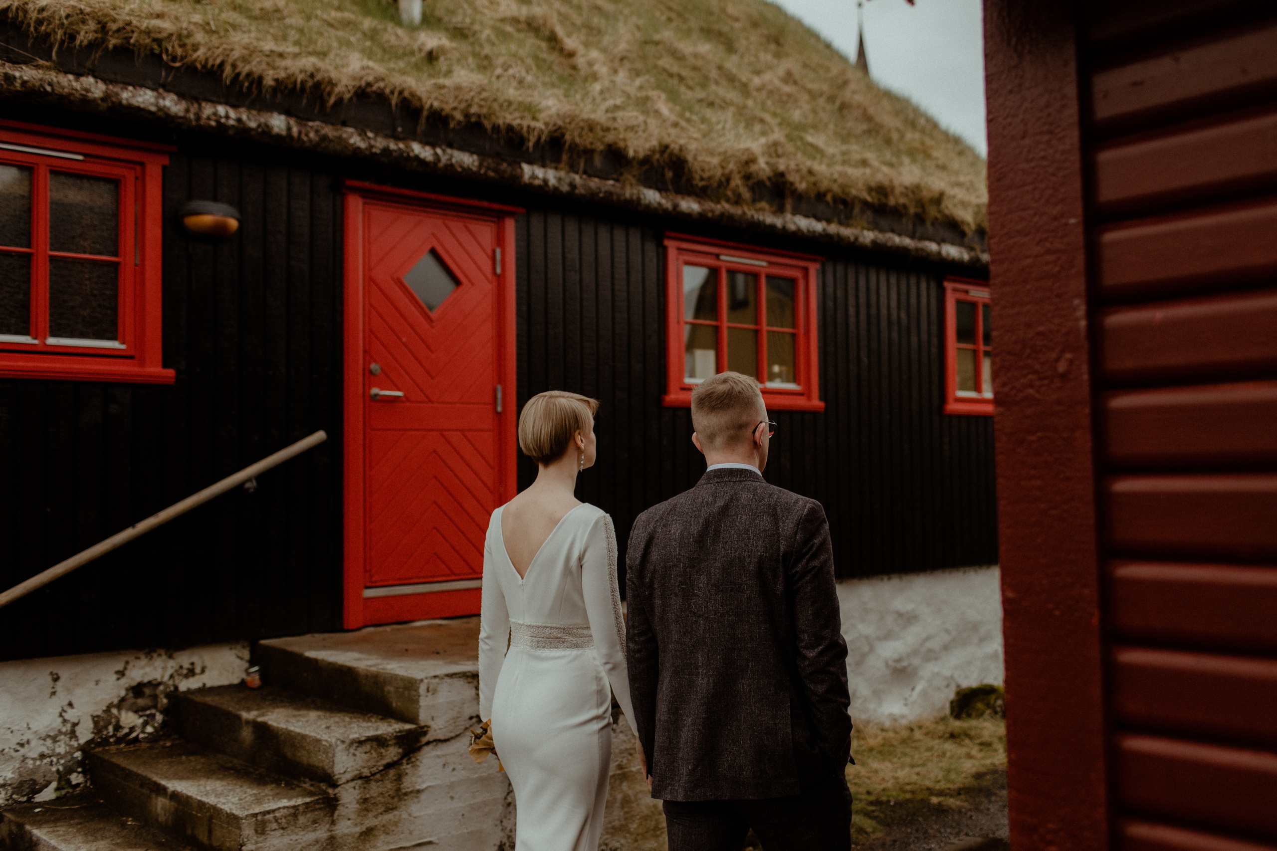 Elopement at Faroe islands. Iceland elopement photographer & videographer