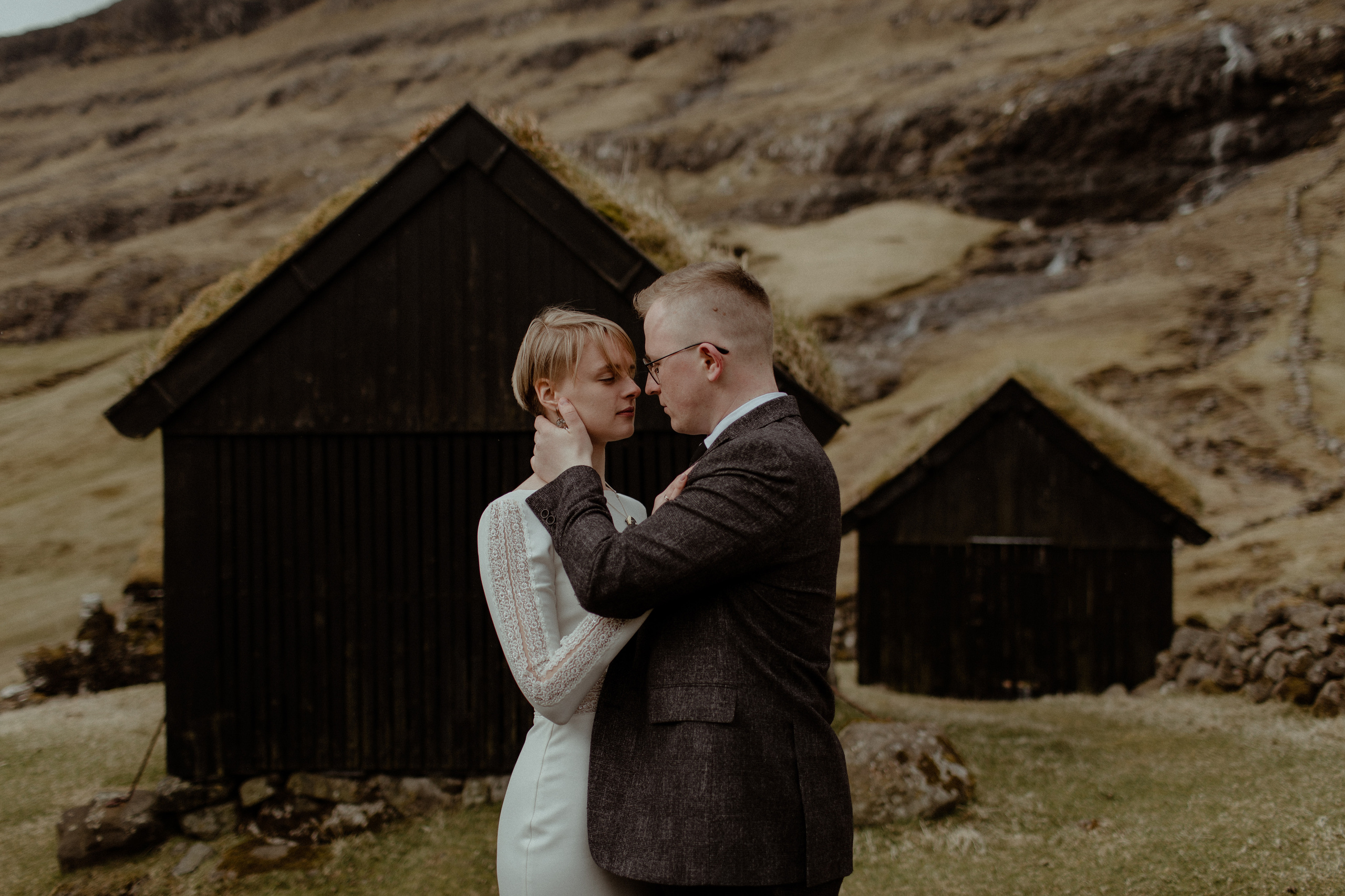 Elopement at Faroe islands. Iceland elopement photographer & videographer