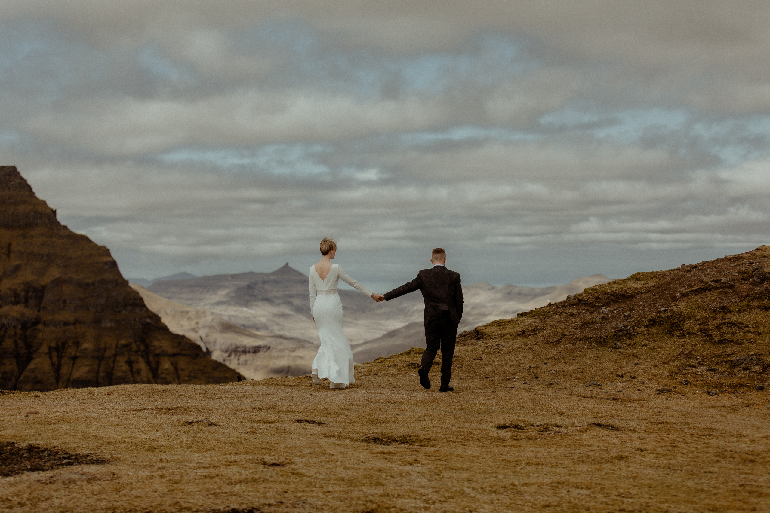 Elopement at Faroe islands. Iceland elopement photographer & videographer