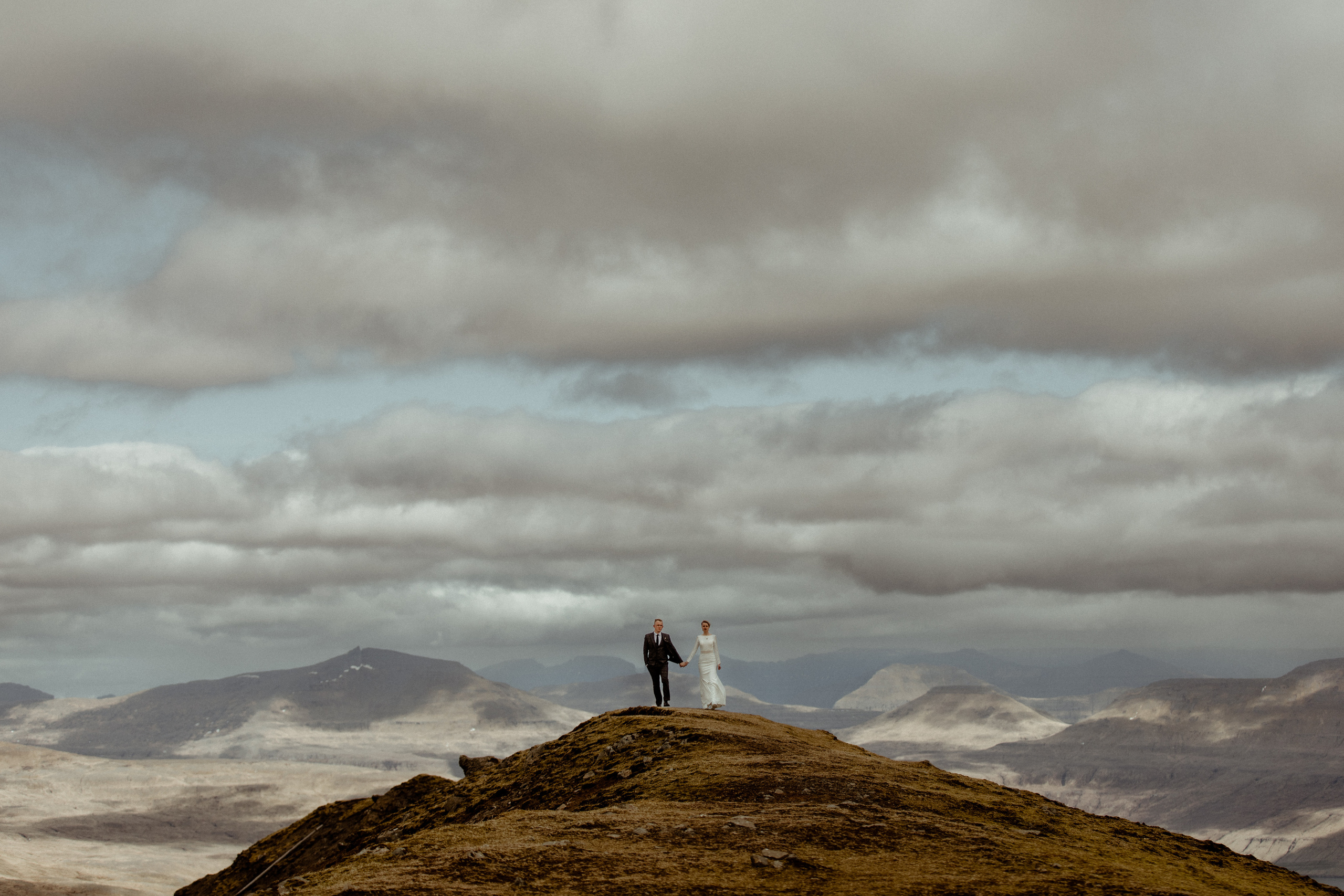 Elopement at Faroe islands. Iceland elopement photographer & videographer