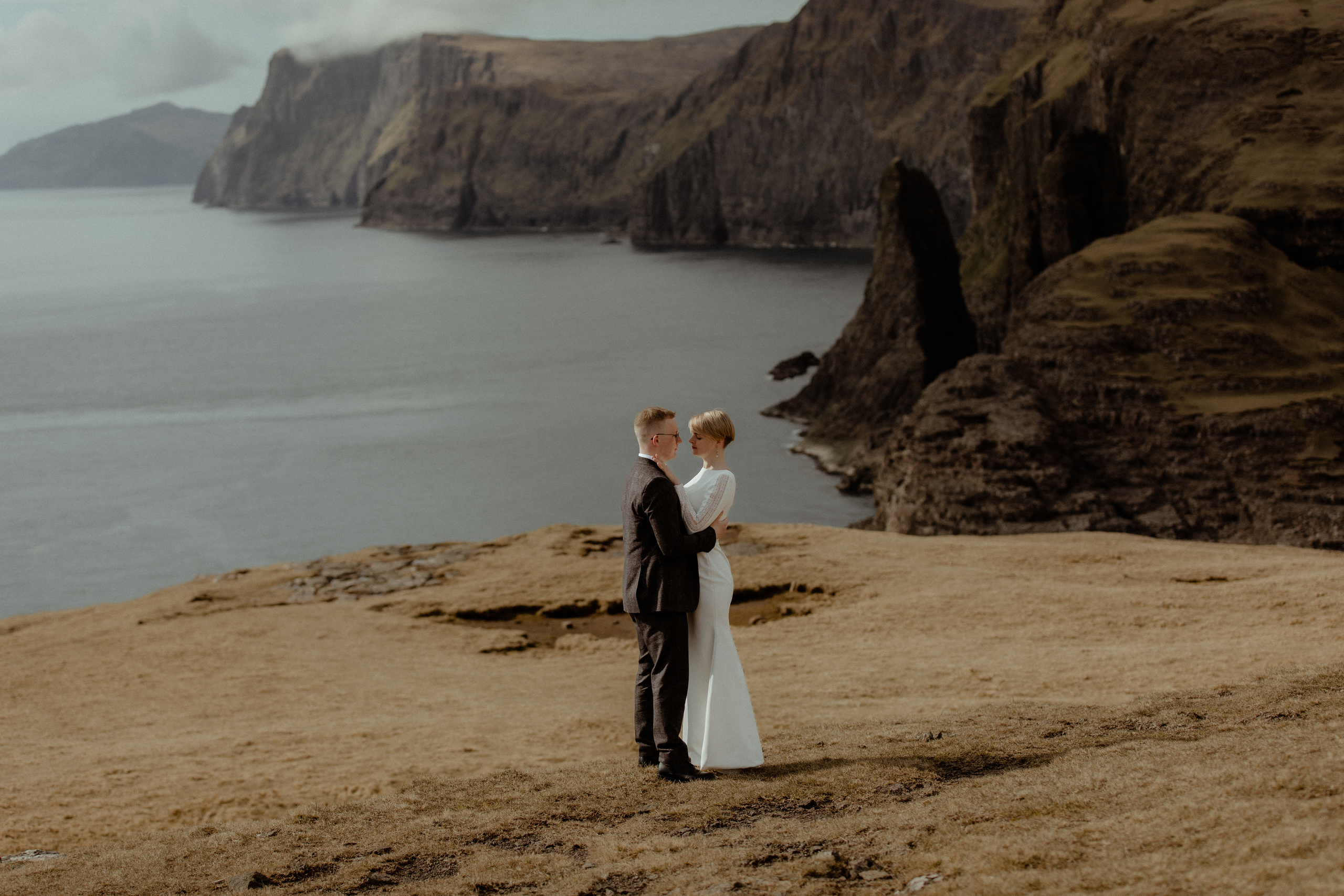 Elopement at Faroe islands. Iceland elopement photographer & videographer