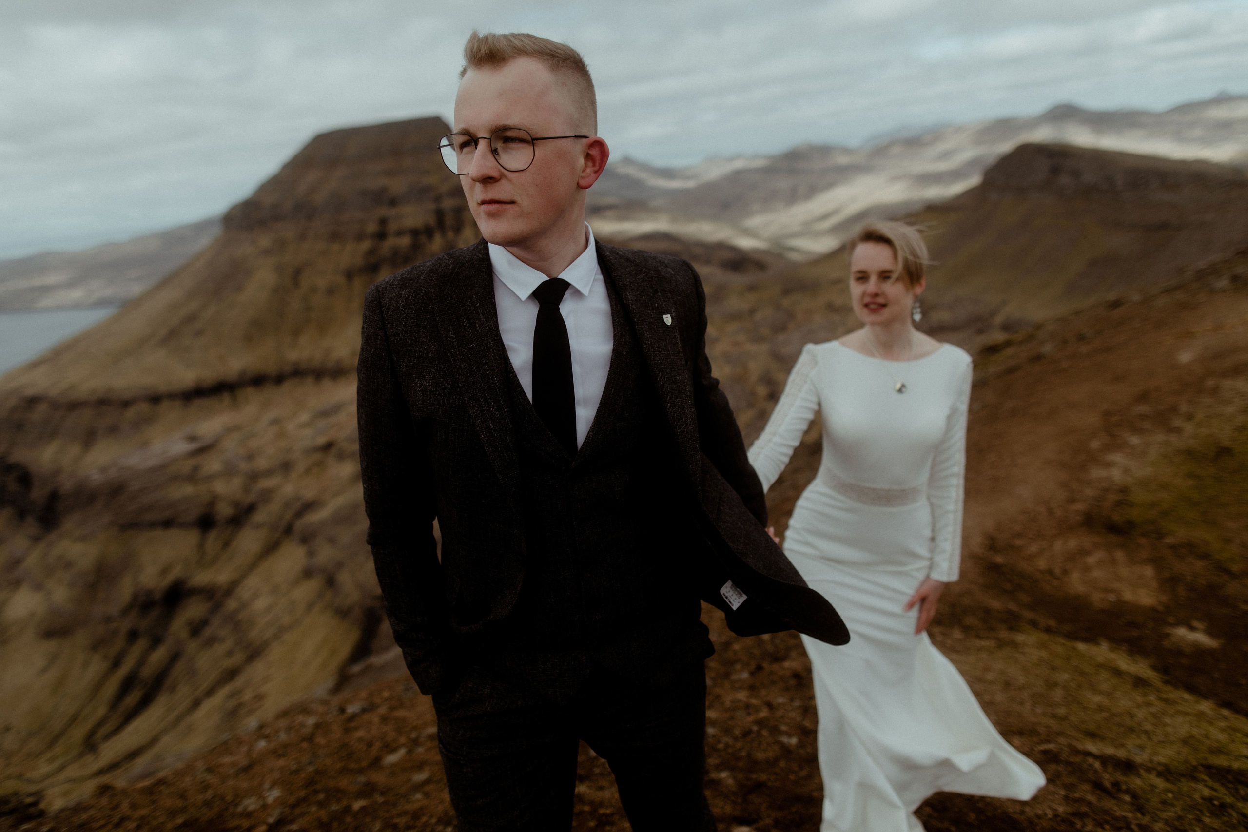 Elopement at Faroe islands. Iceland elopement photographer & videographer