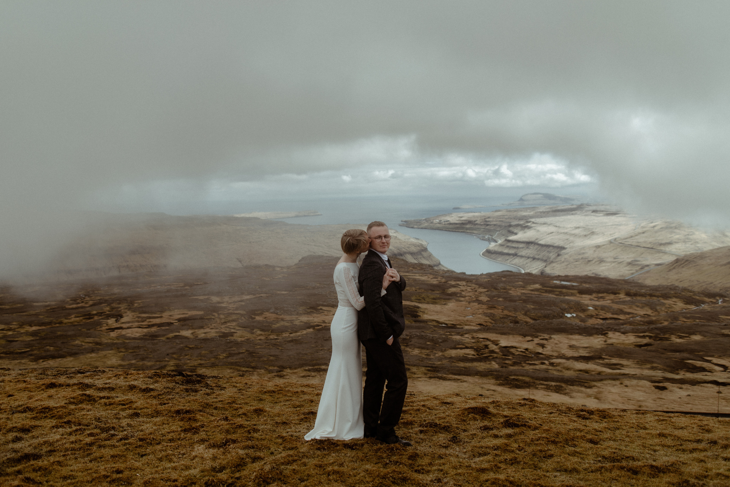 Elopement at Faroe islands. Iceland elopement photographer & videographer