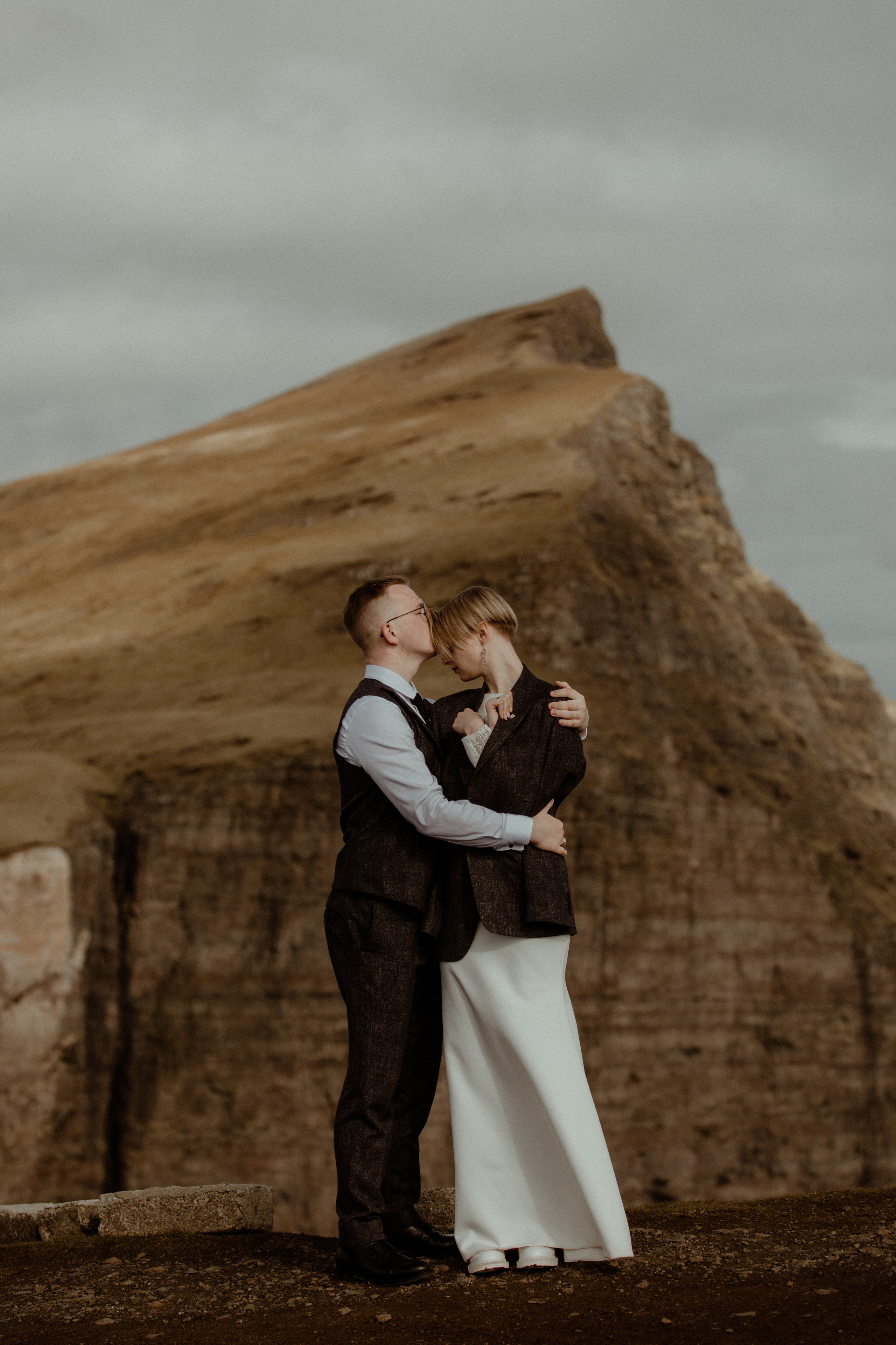 Elopement at Faroe islands. Iceland elopement photographer & videographer