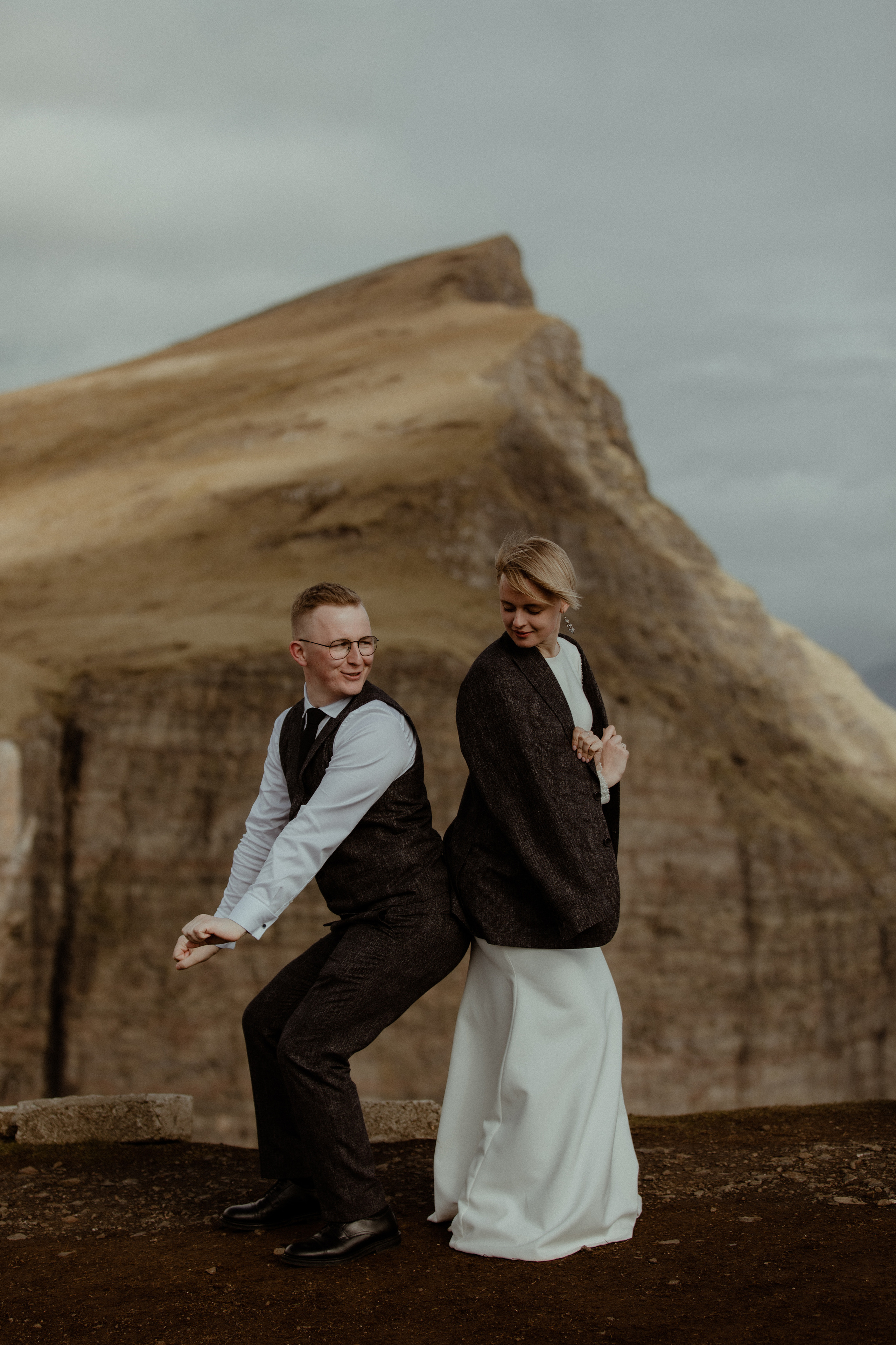 Elopement at Faroe islands. Iceland elopement photographer & videographer