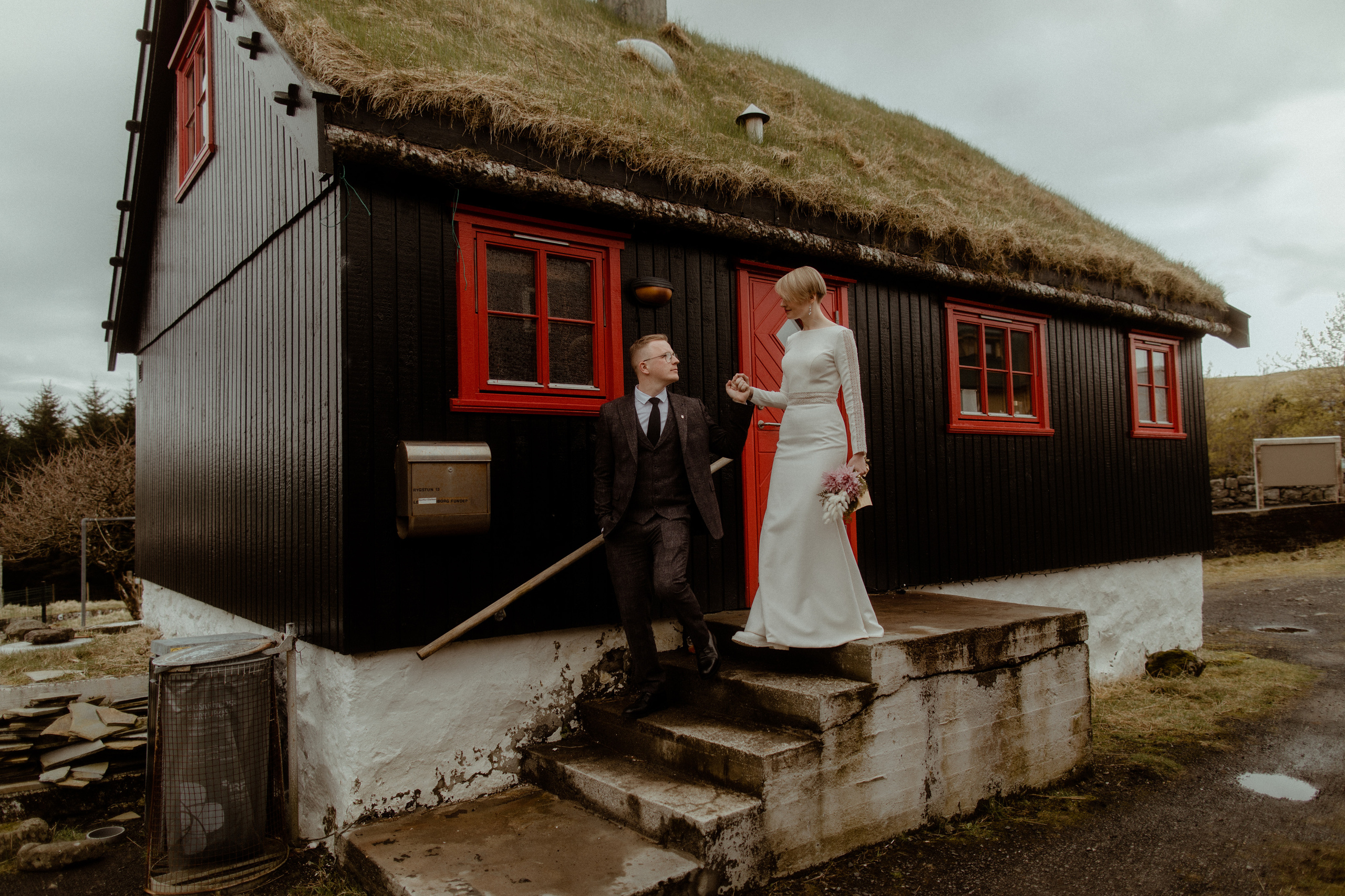 Elopement at Faroe islands. Iceland elopement photographer & videographer