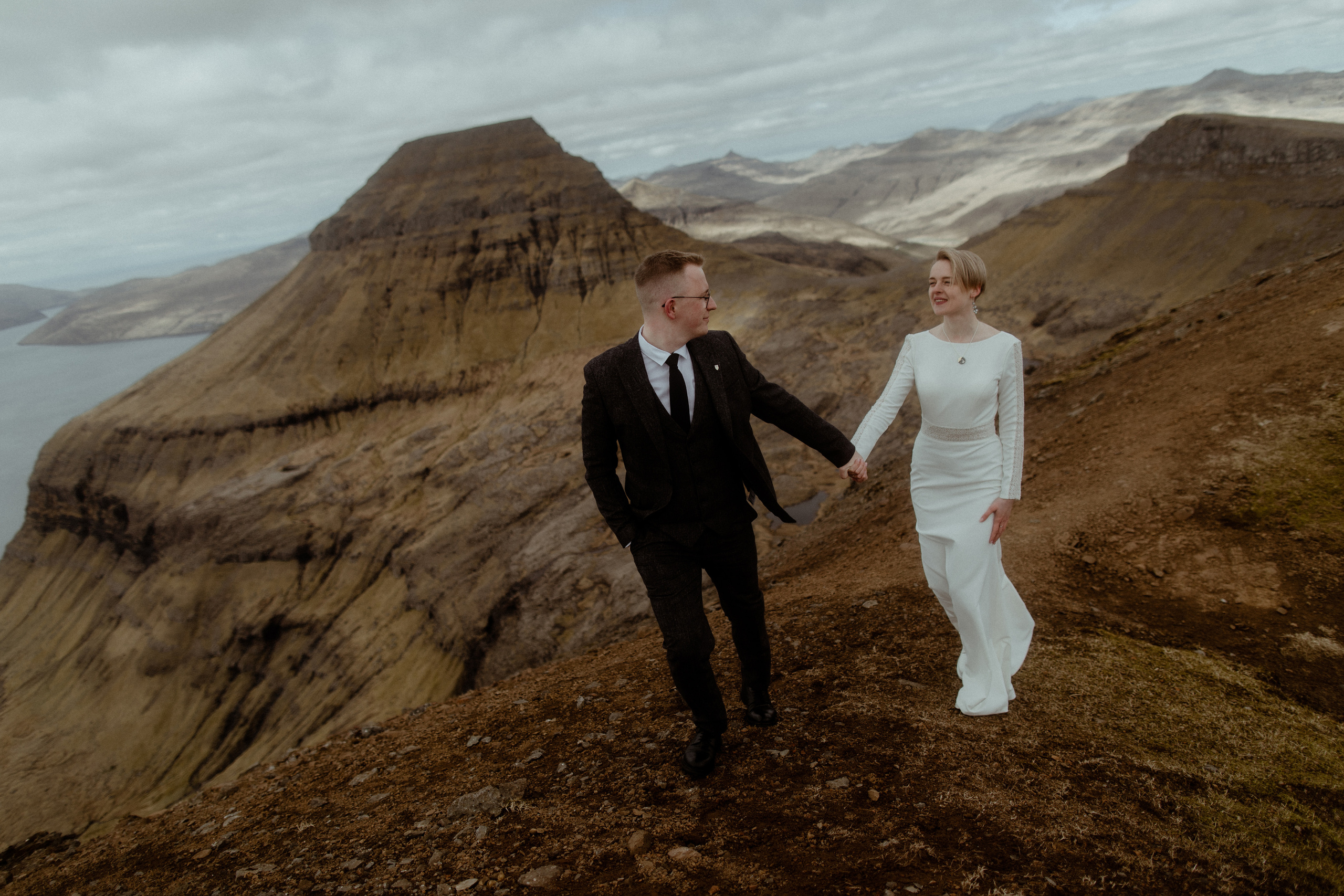 Elopement at Faroe islands. Iceland elopement photographer & videographer