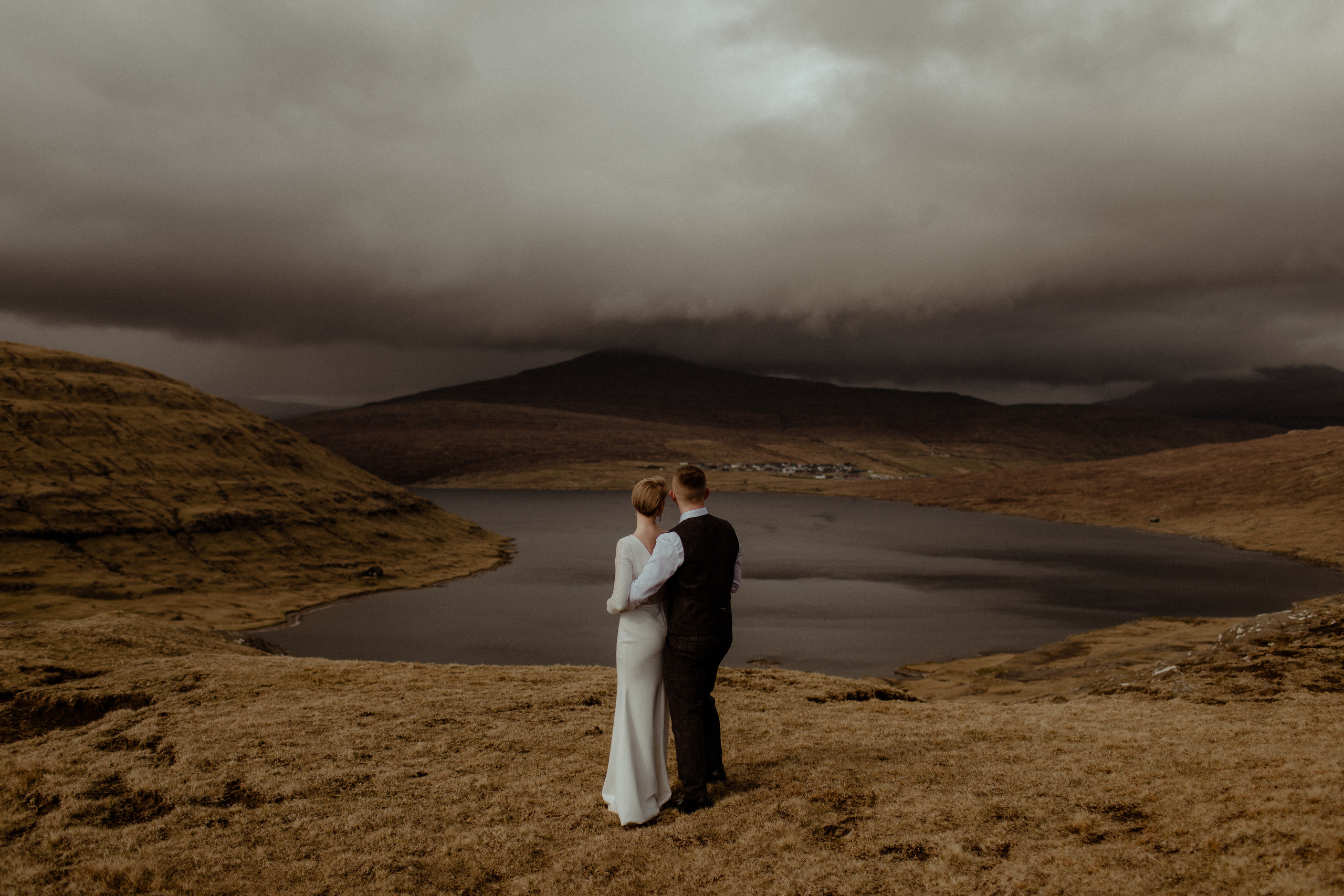 Elopement at Faroe islands. Iceland elopement photographer & videographer