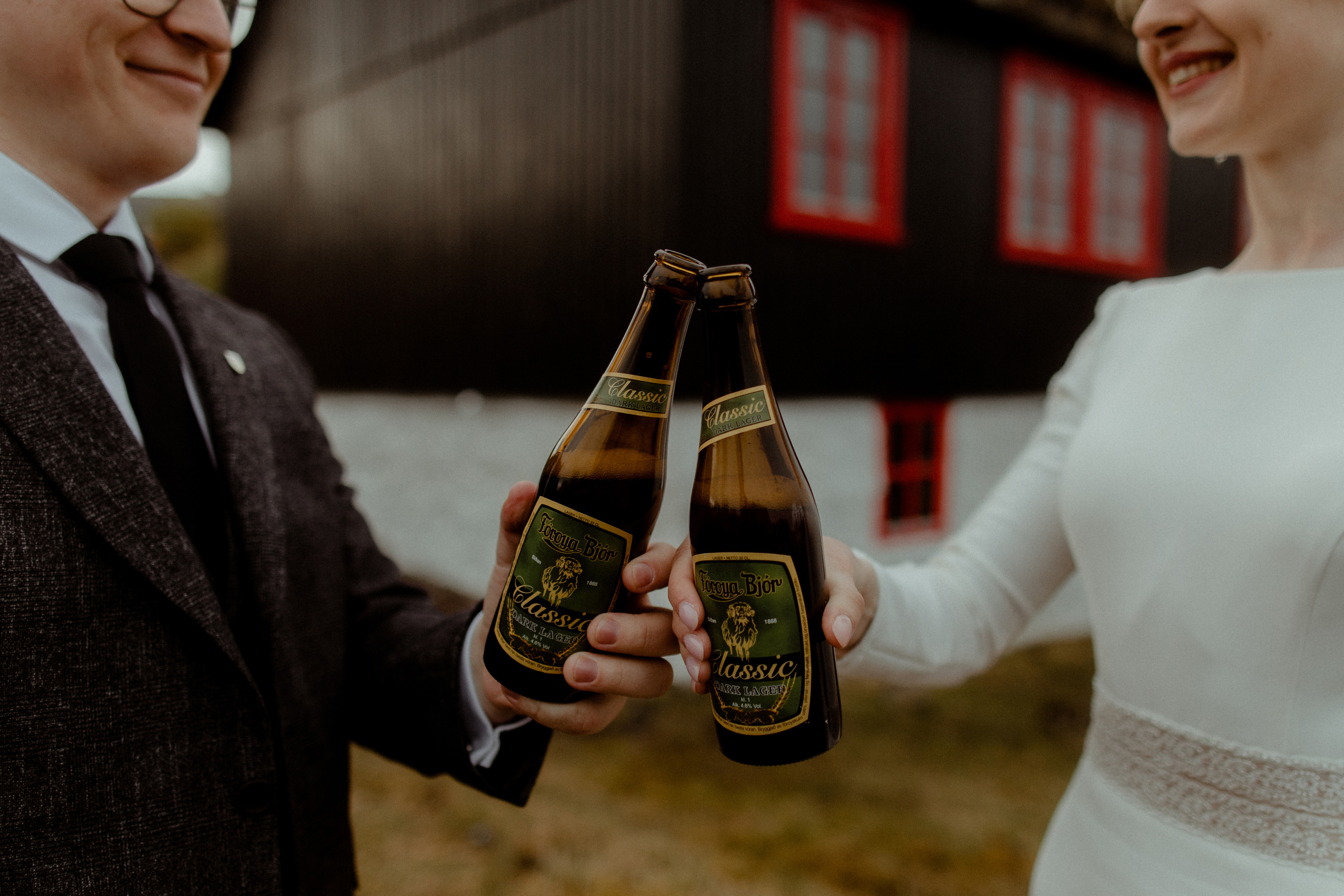 Elopement at Faroe islands. Iceland elopement photographer & videographer