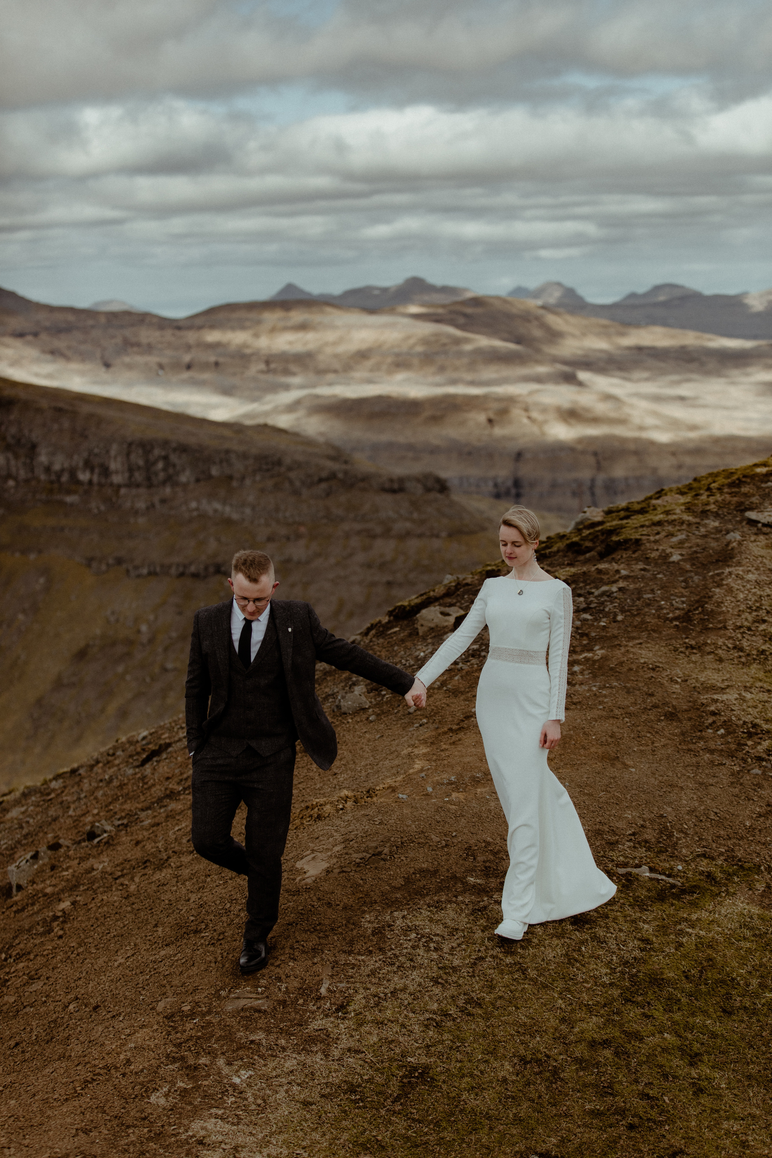 Elopement at Faroe islands. Iceland elopement photographer & videographer