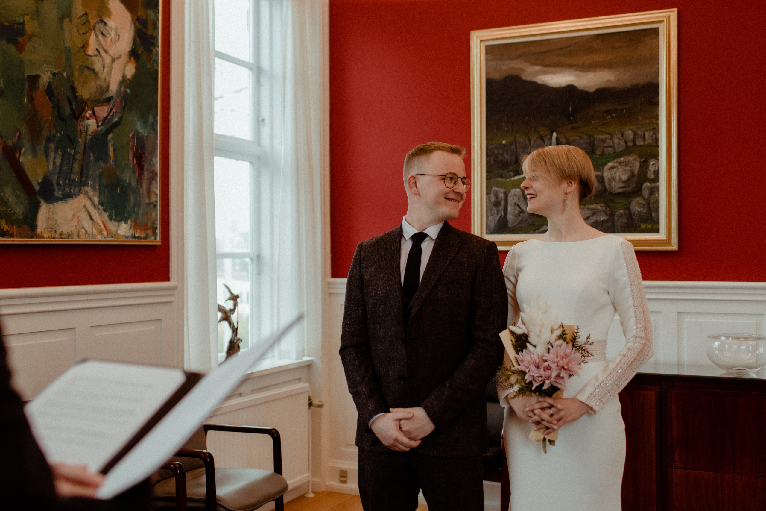 Elopement at Faroe islands. Iceland elopement photographer & videographer
