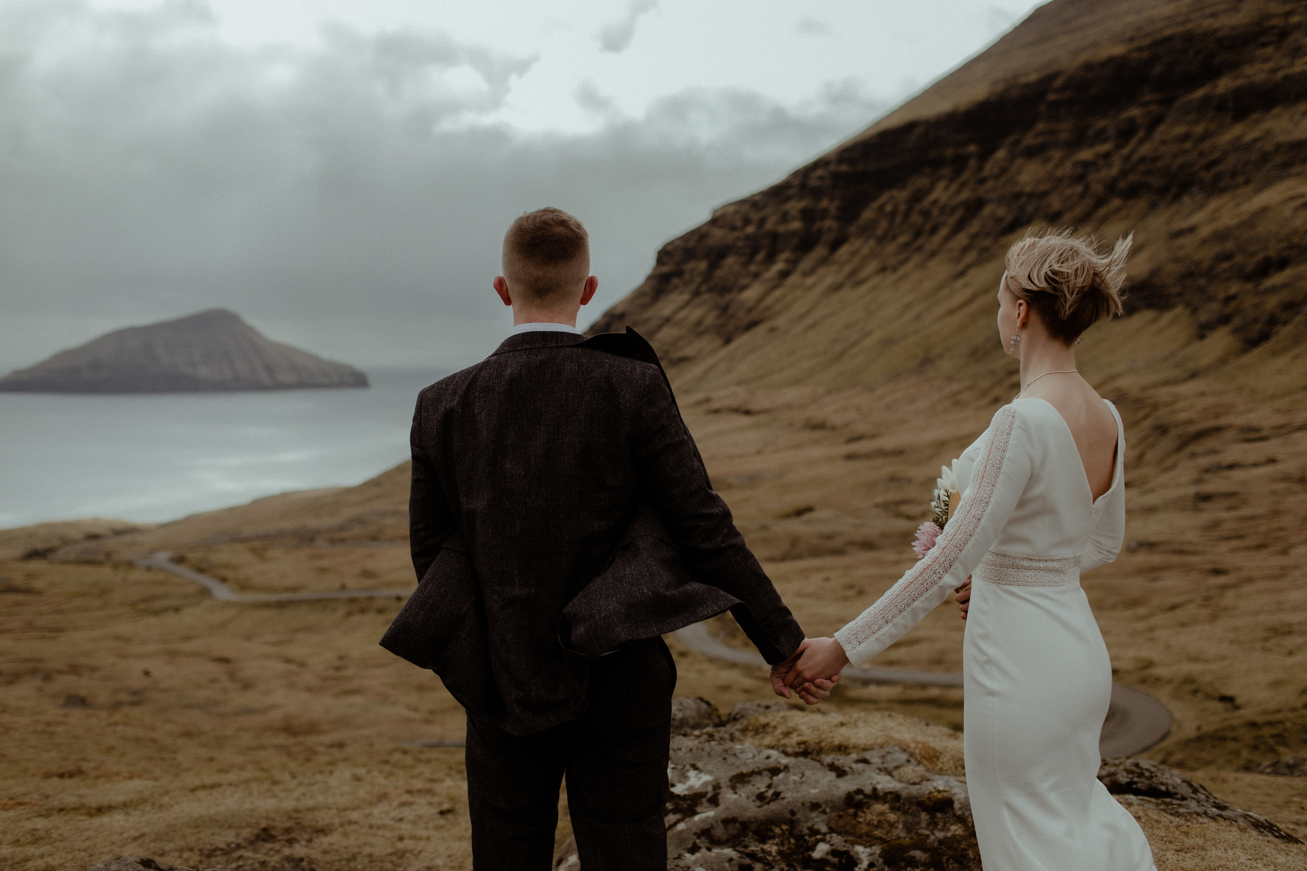 Elopement at Faroe islands. Iceland elopement photographer & videographer