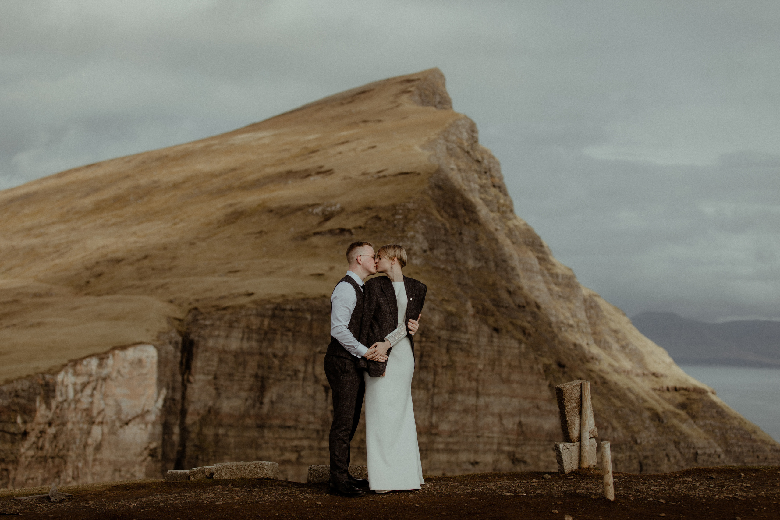 Elopement at Faroe islands. Iceland elopement photographer & videographer