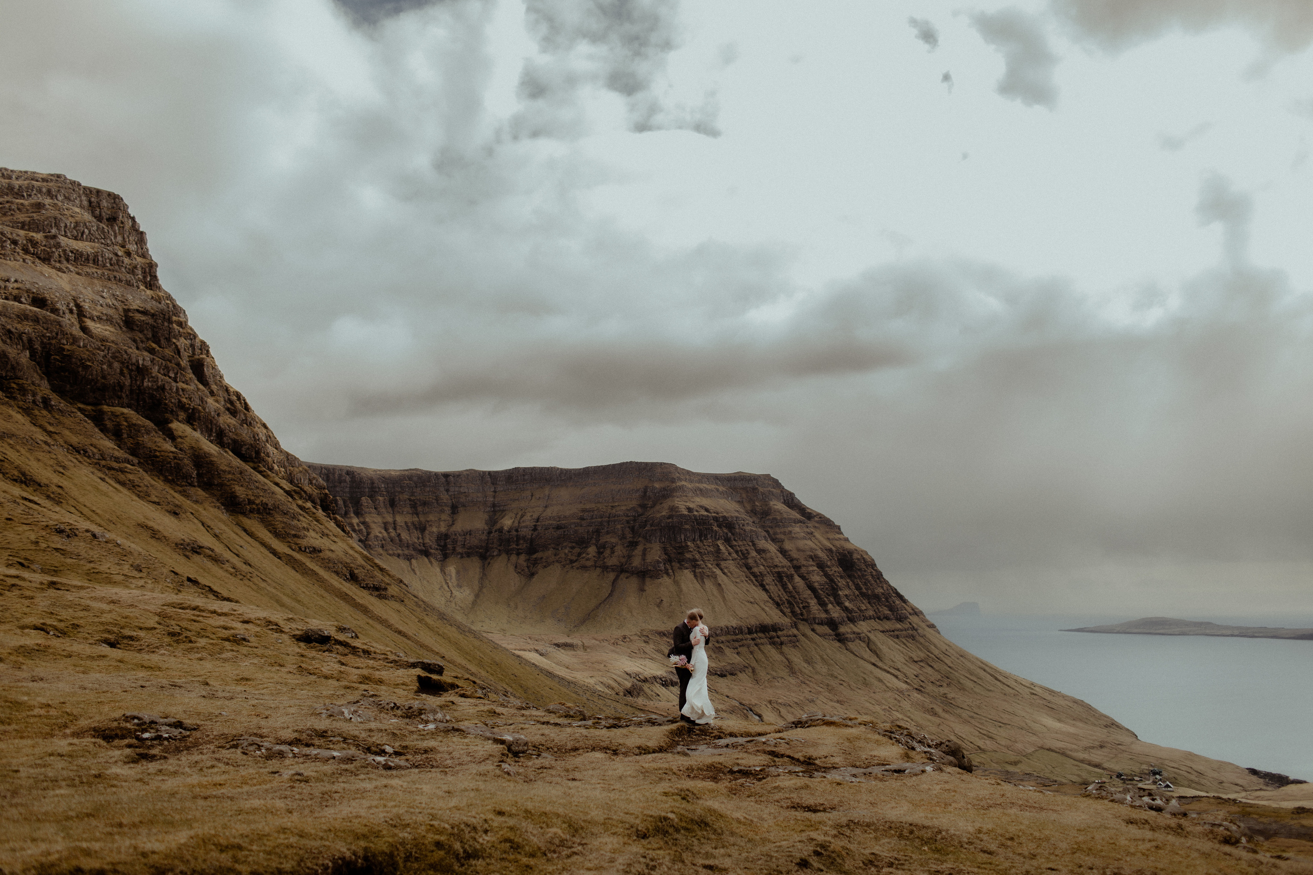 Elopement at Faroe islands. Iceland elopement photographer & videographer