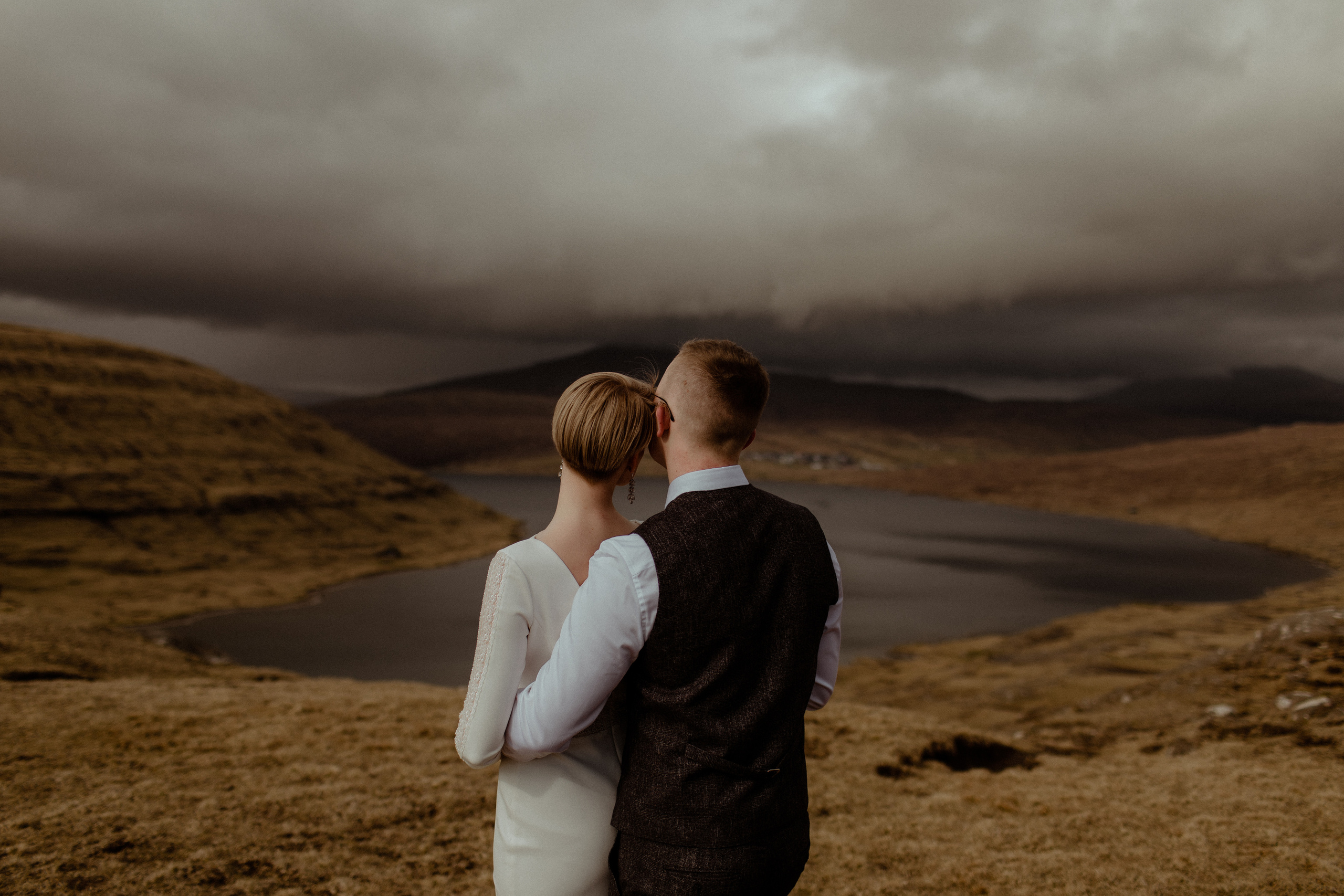 Elopement at Faroe islands. Iceland elopement photographer & videographer