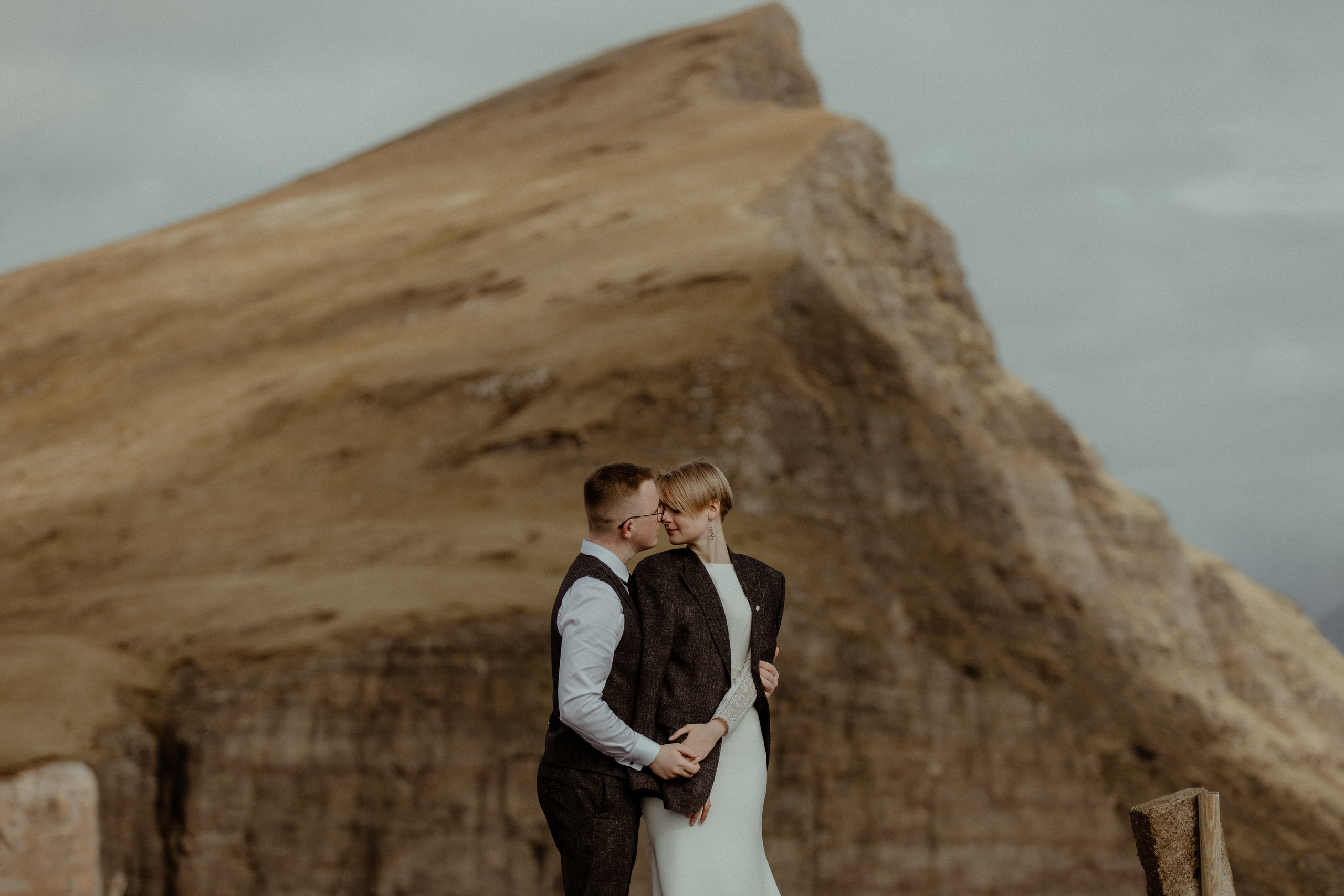 Elopement at Faroe islands. Iceland elopement photographer & videographer