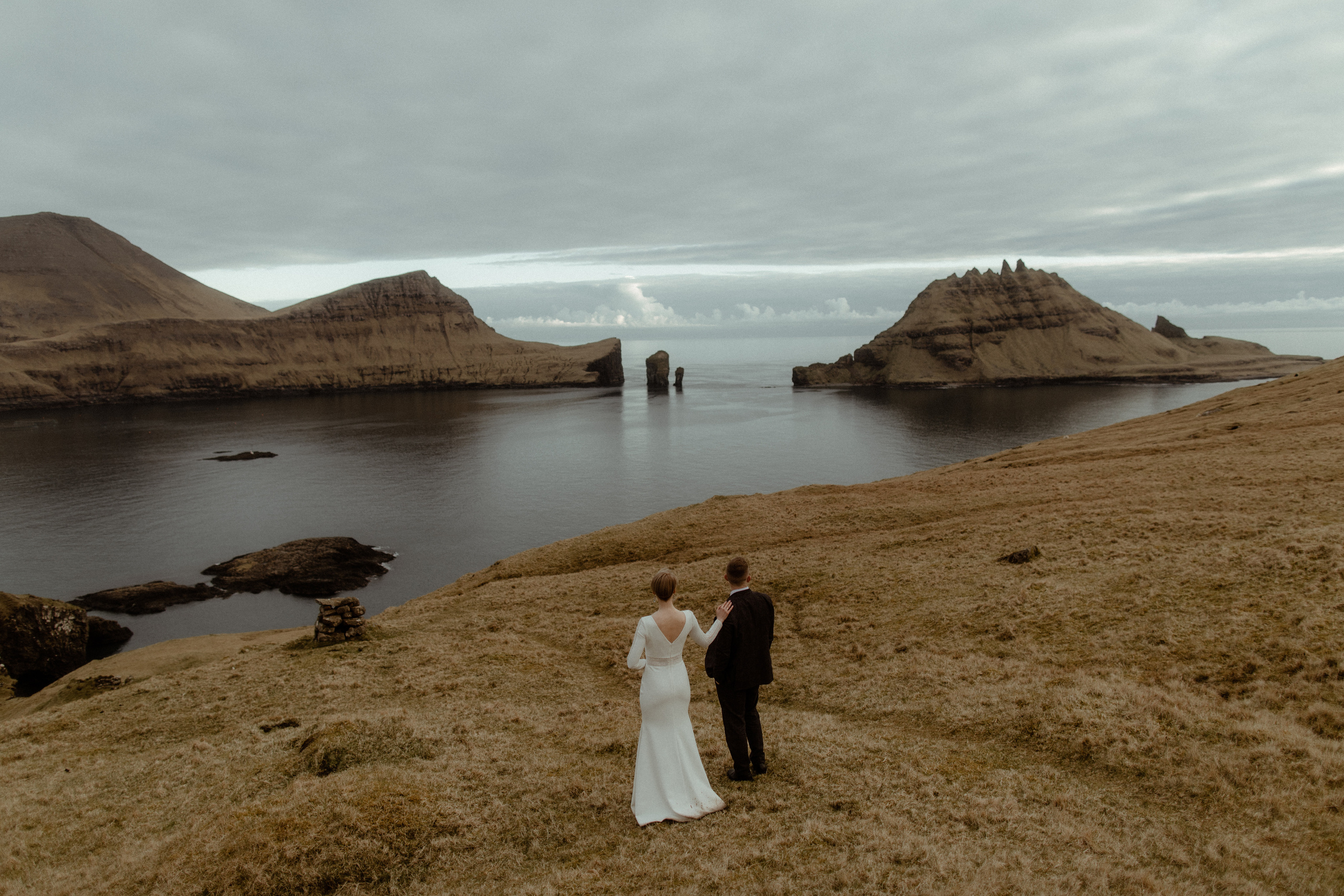 Elopement at Faroe islands. Iceland elopement photographer & videographer