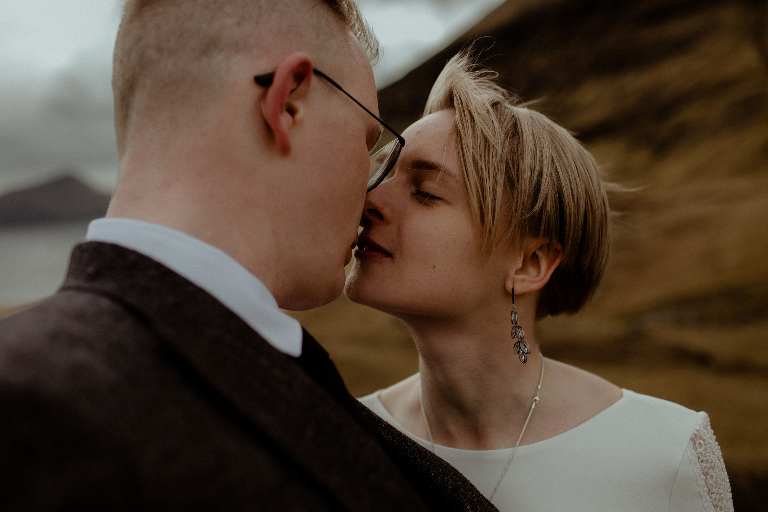 Elopement at Faroe islands. Iceland elopement photographer & videographer