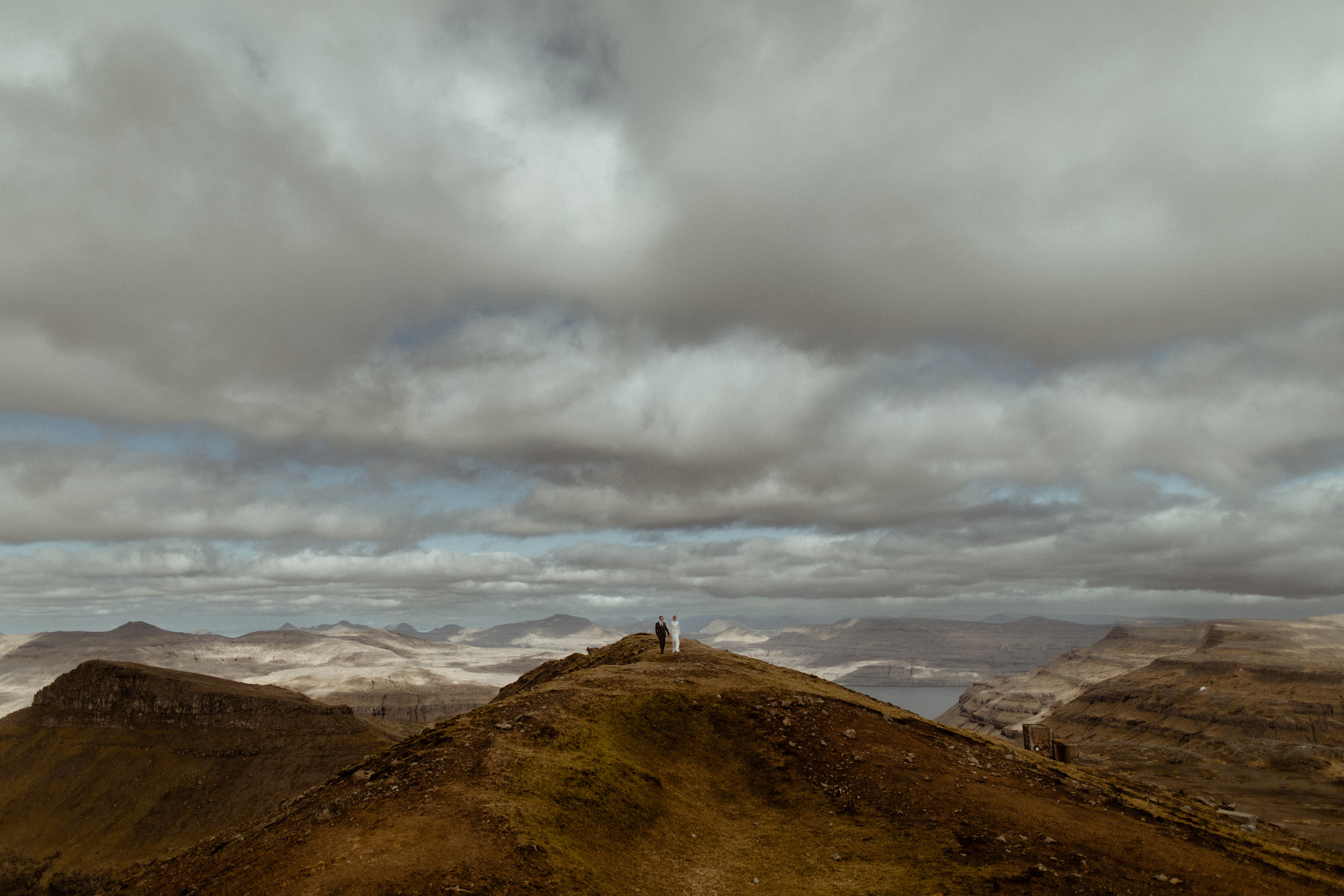 Elopement at Faroe islands. Iceland elopement photographer & videographer
