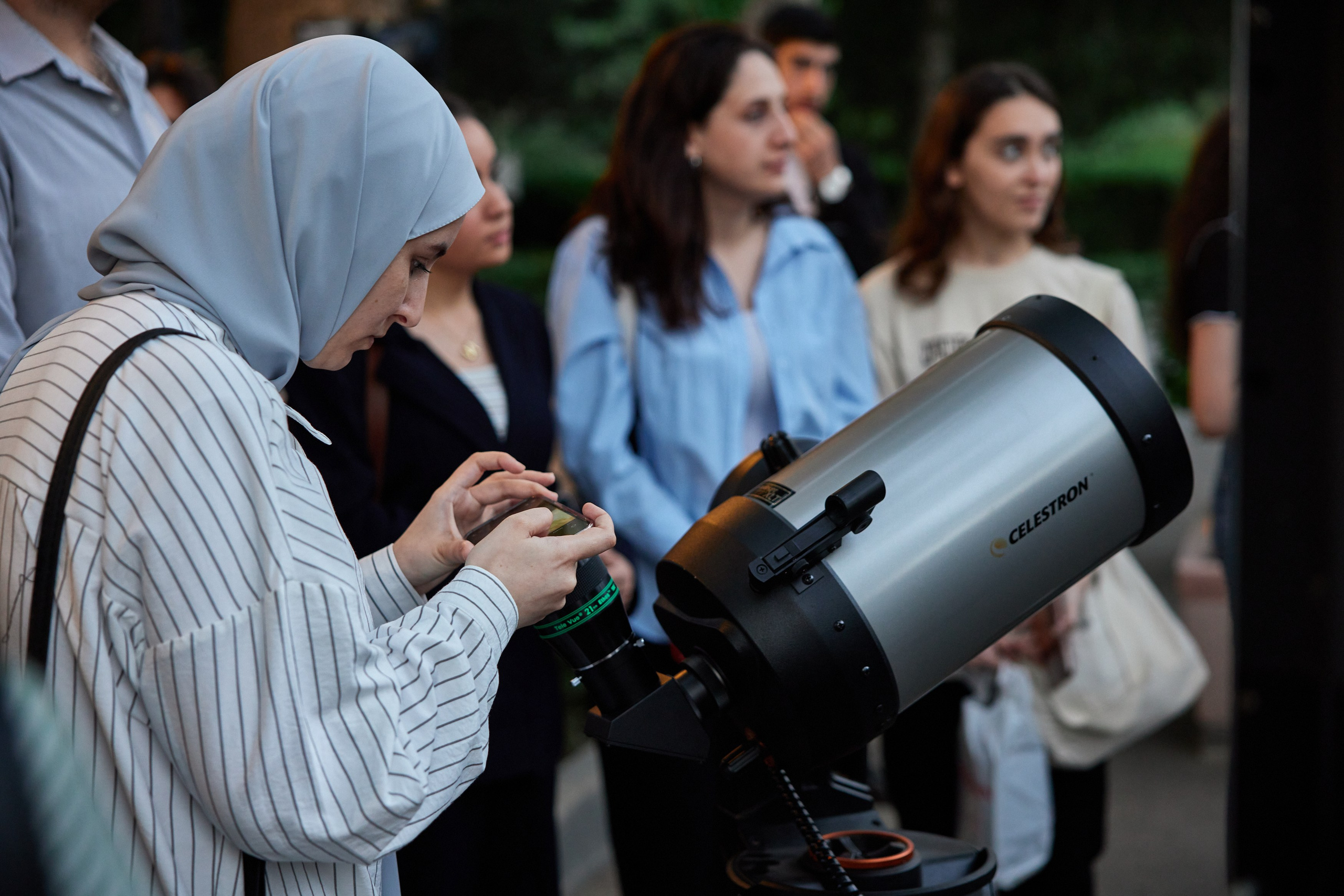 Bakı Dövlət Universitetində müşahidə axşamı. Həvəskar Astronomlar Cəmiyyəti — Astronomy.az