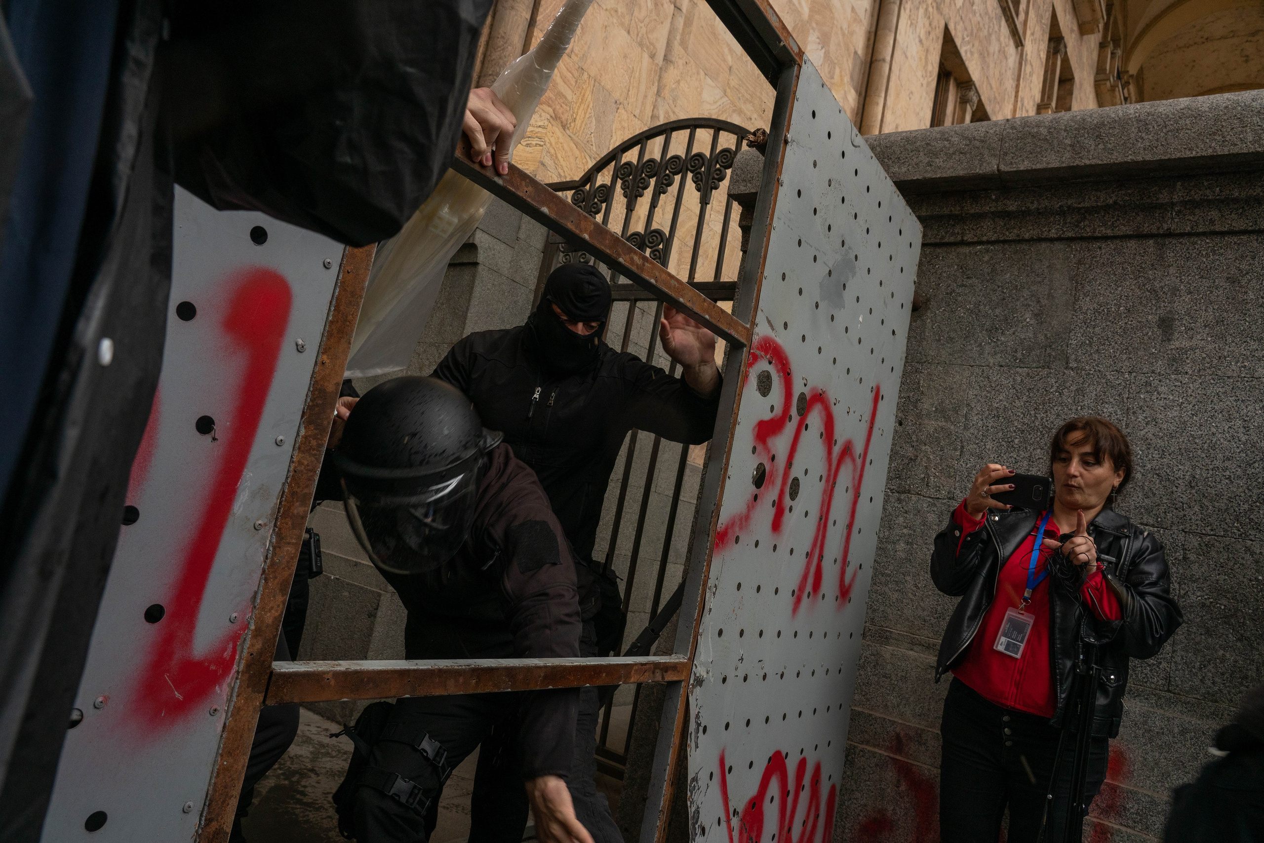 Georgia against the “foreign agents” law. Marina Sycheva