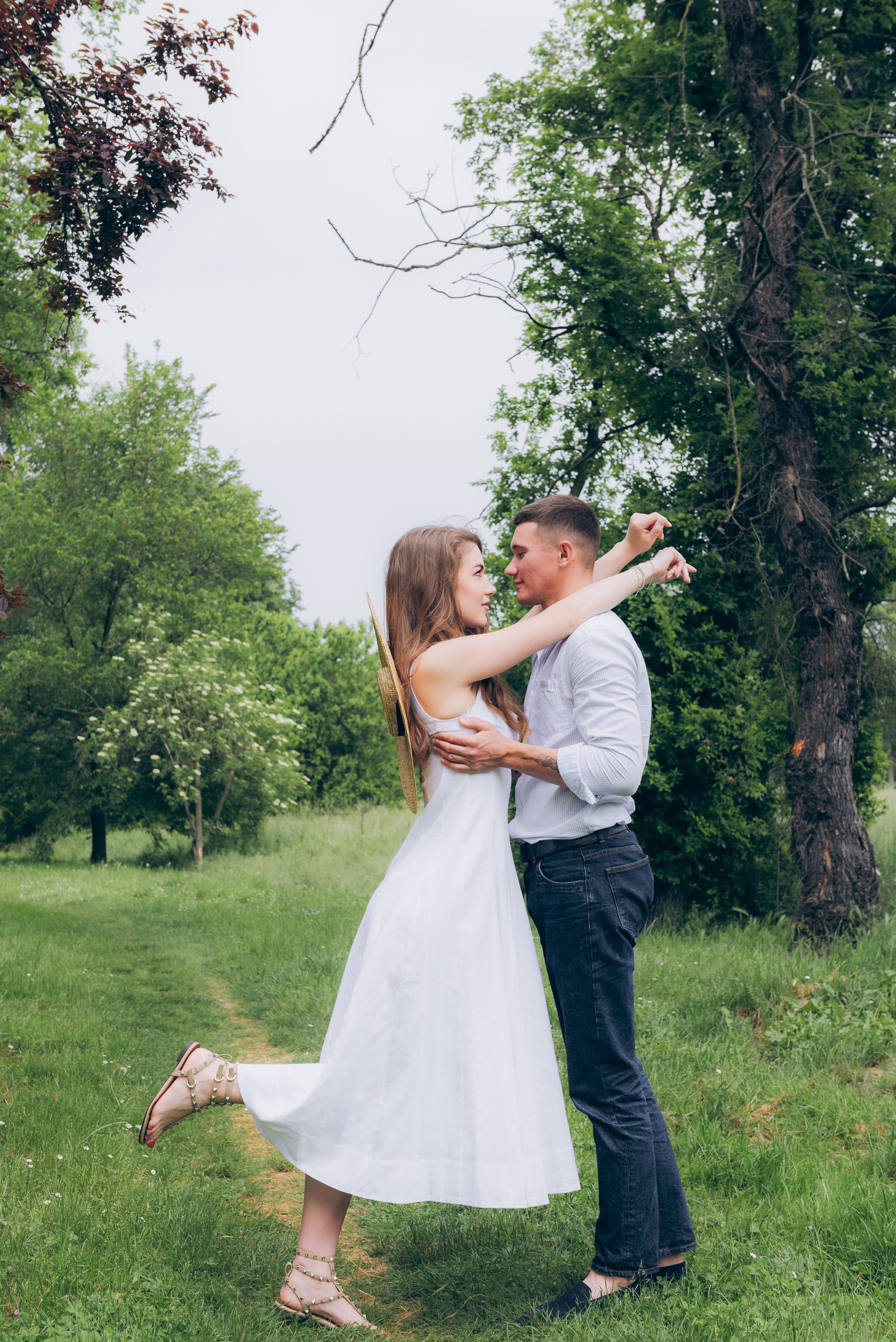 Romantic morning in park in Milan. Anastasiia Buchinskaia Fotografa Milano