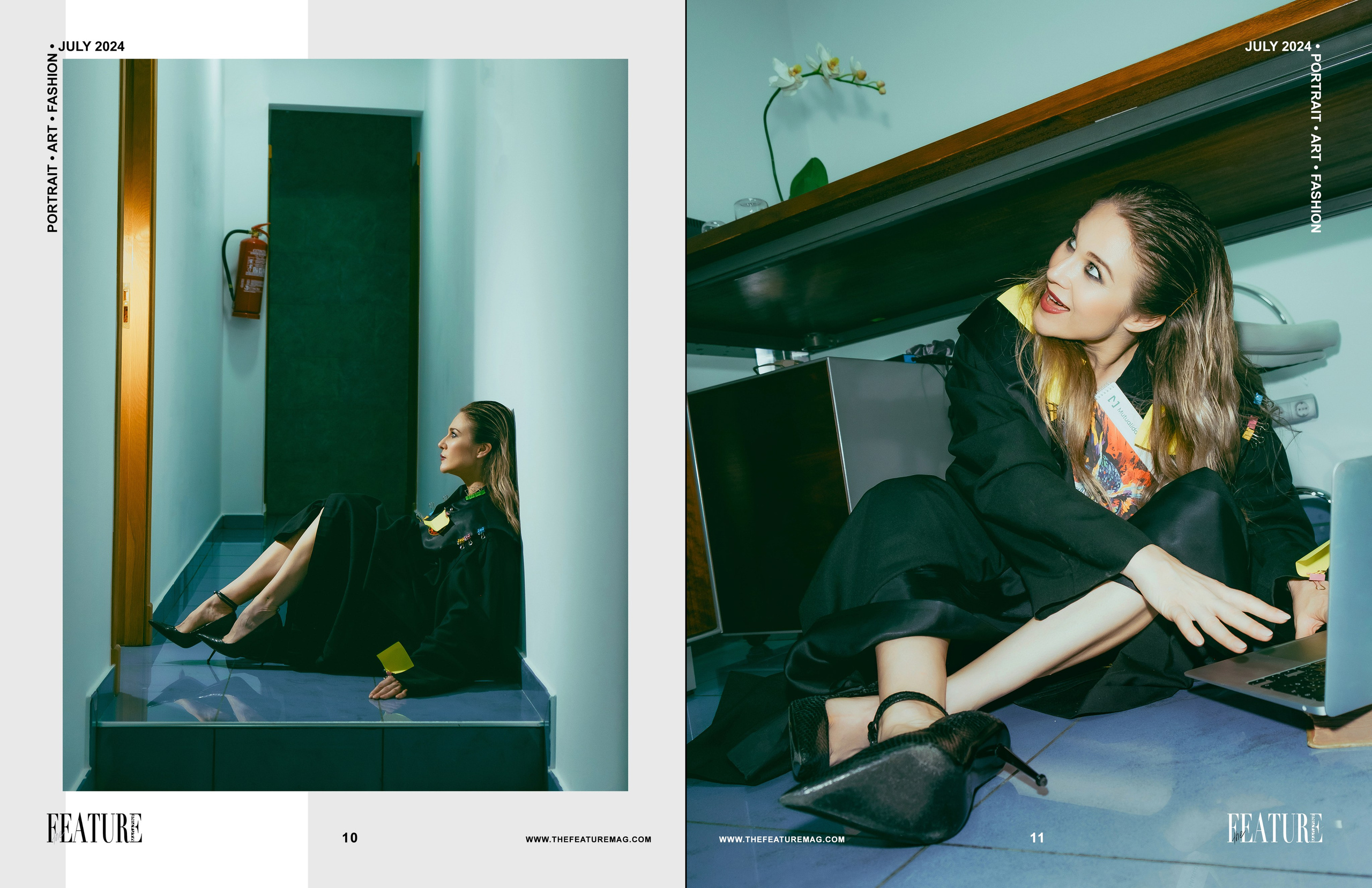 Креативная фотосессия адвоката в офисе в Аликанте, Торревьеха