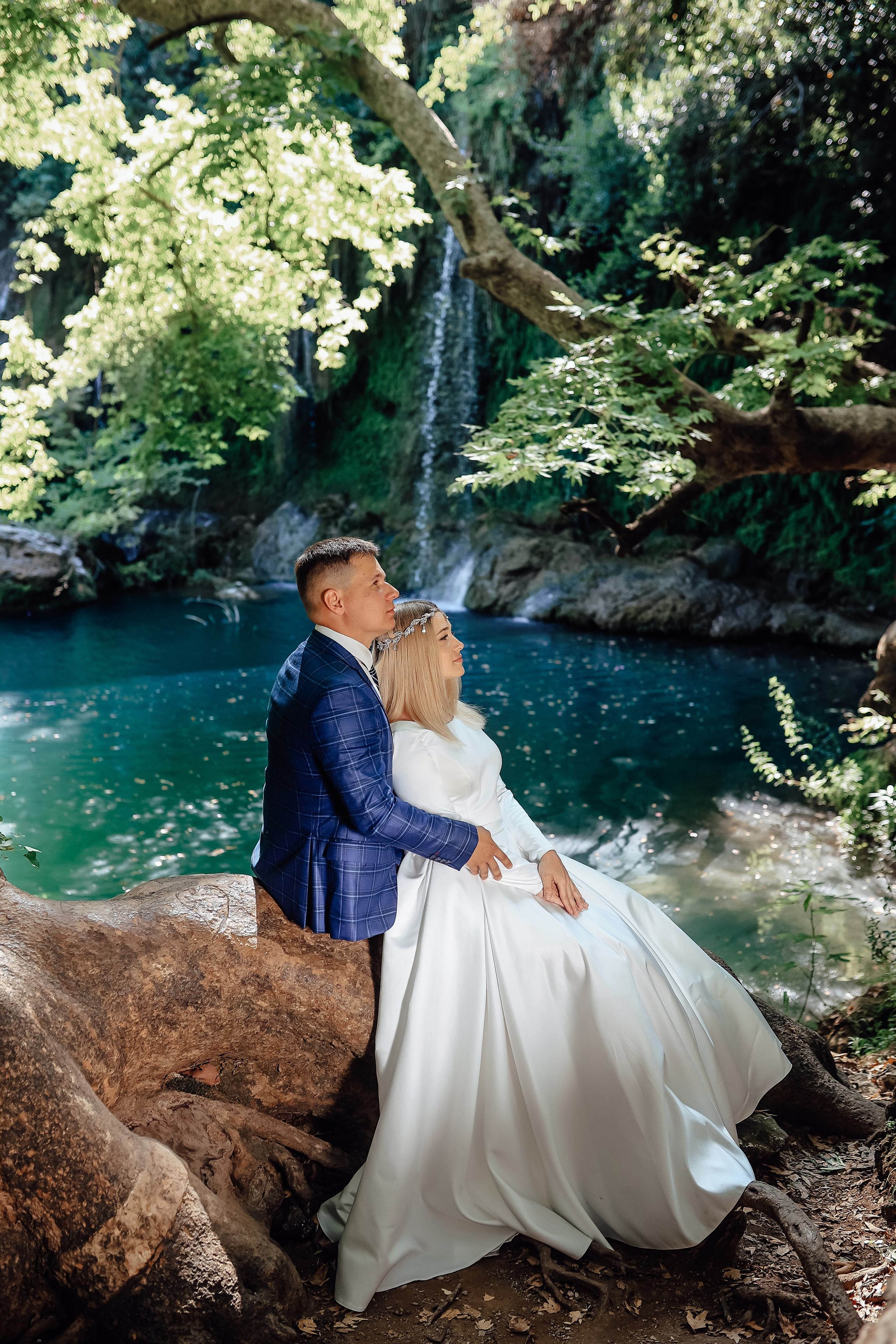Photoshooting at Kurshunlu waterfall. Photographer in Turkey, Antalya, Kemer, Belek, Side, Kas, Fethiye
