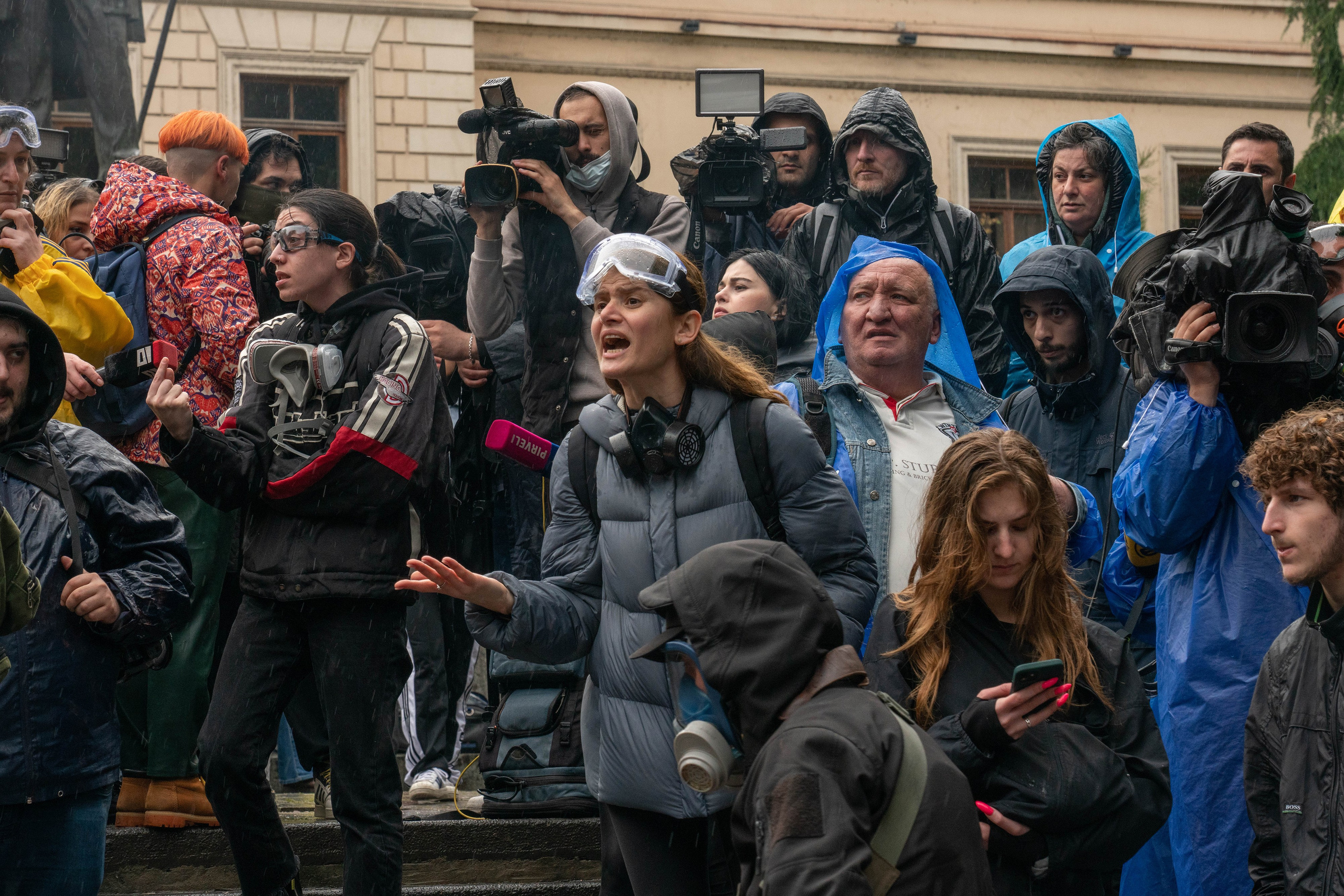 Georgia against the “foreign agents” law. Marina Sycheva