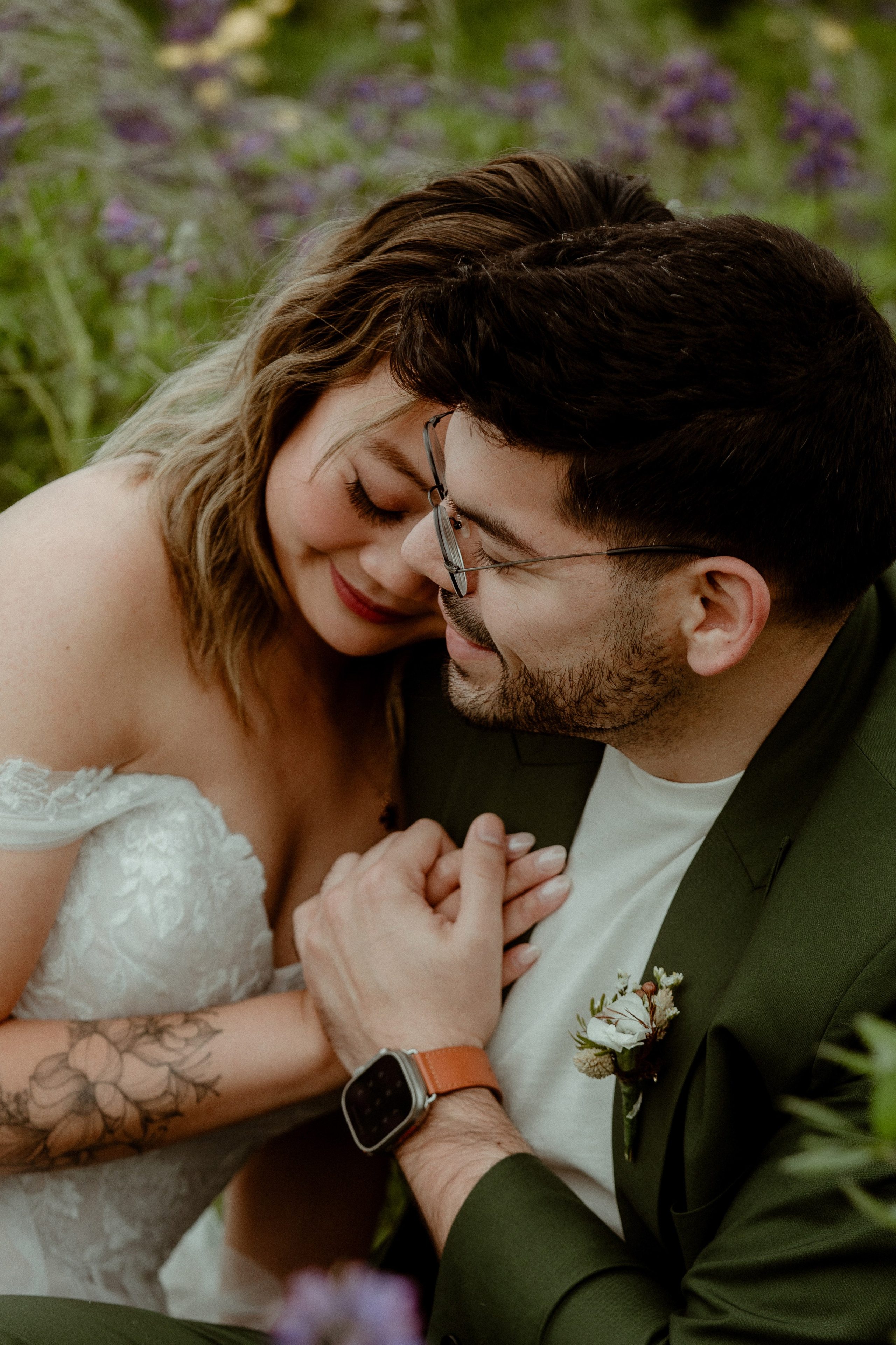 Elopement at Kvernufoss Waterfall. Iceland elopement photographer & videographer