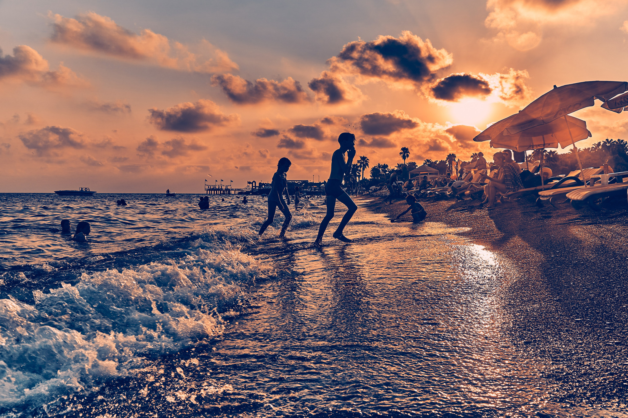 Antalya. Plaża. Mustafa Kemal Atatürk. Andriej Szypilow — Photography & Videography
