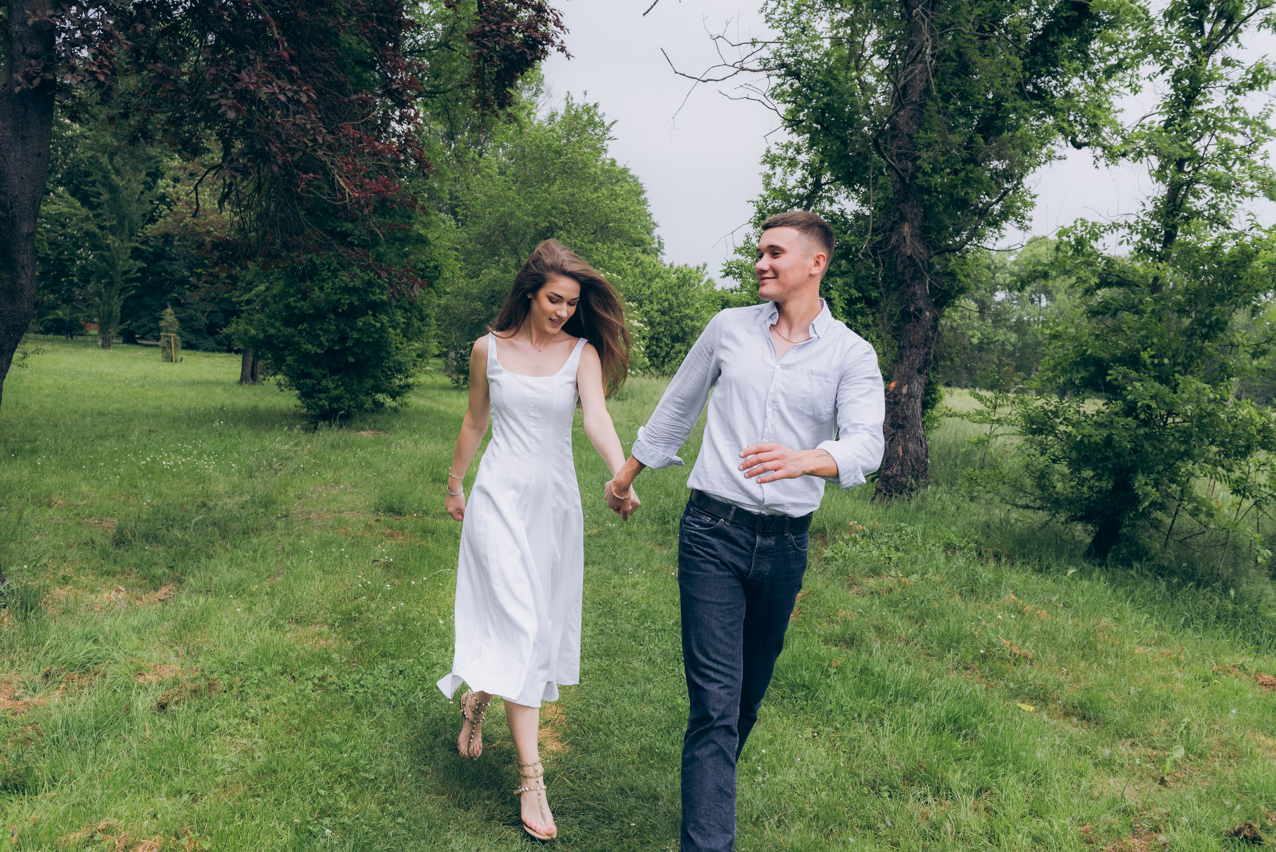 Romantic morning in park in Milan. Anastasiia Buchinskaia Fotografa Milano