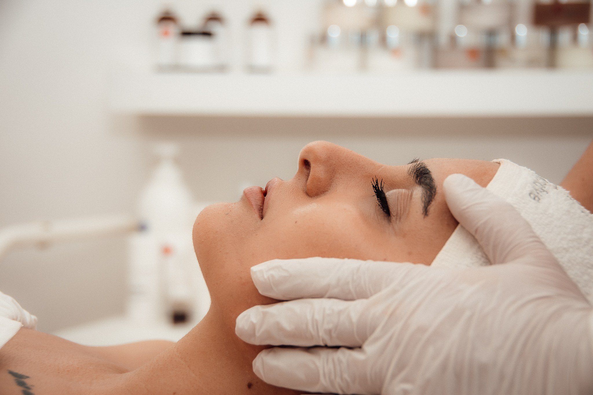 Facial care with professional products