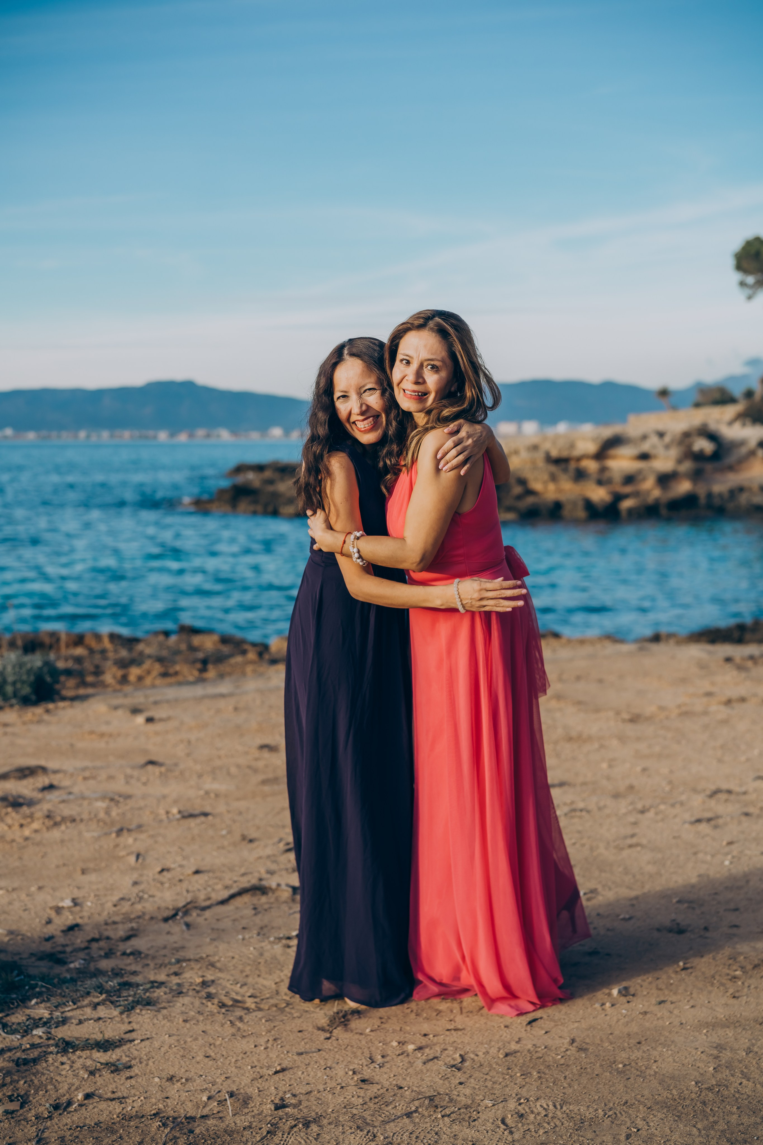 Brenda and friends. Photographer in Mallorca