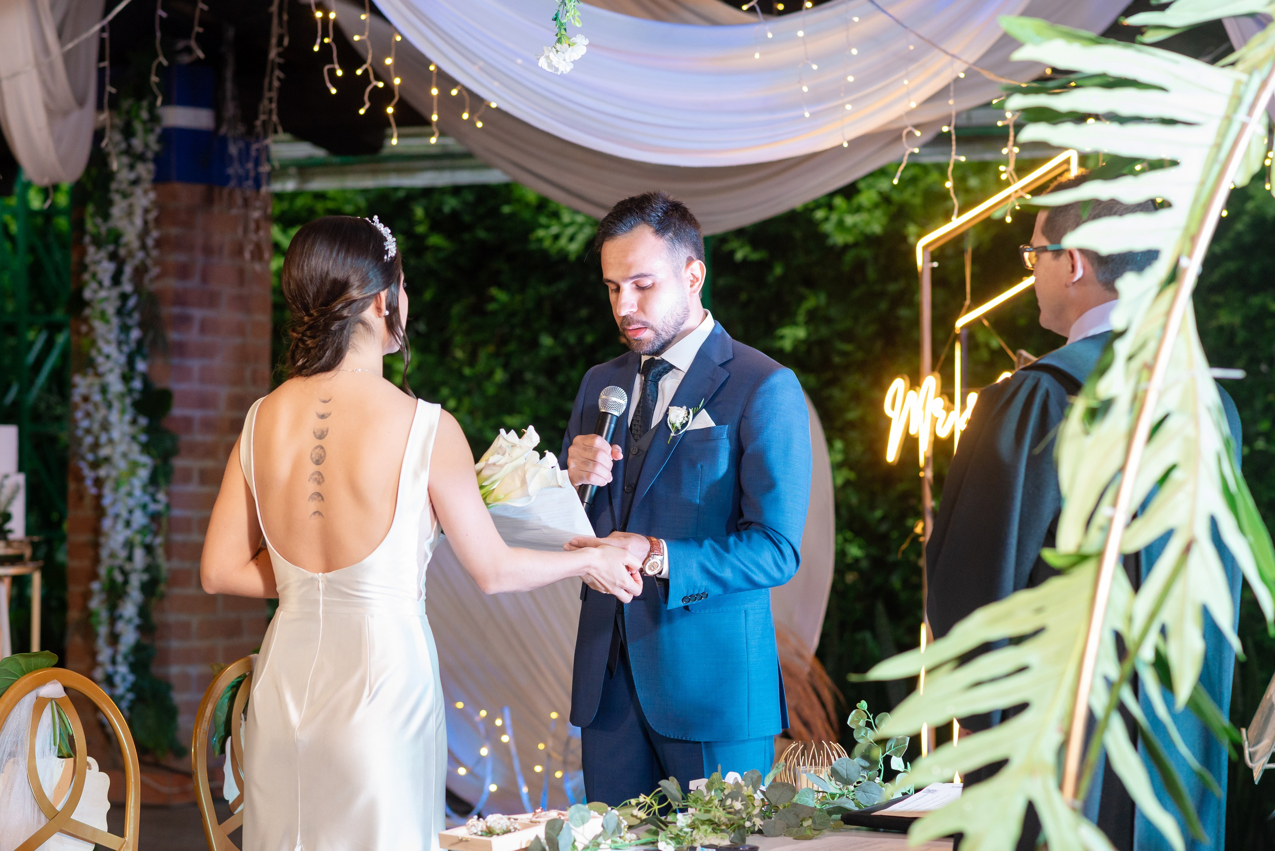 El Matri de Laura y Felipe. Www.dresalgadophoto.com