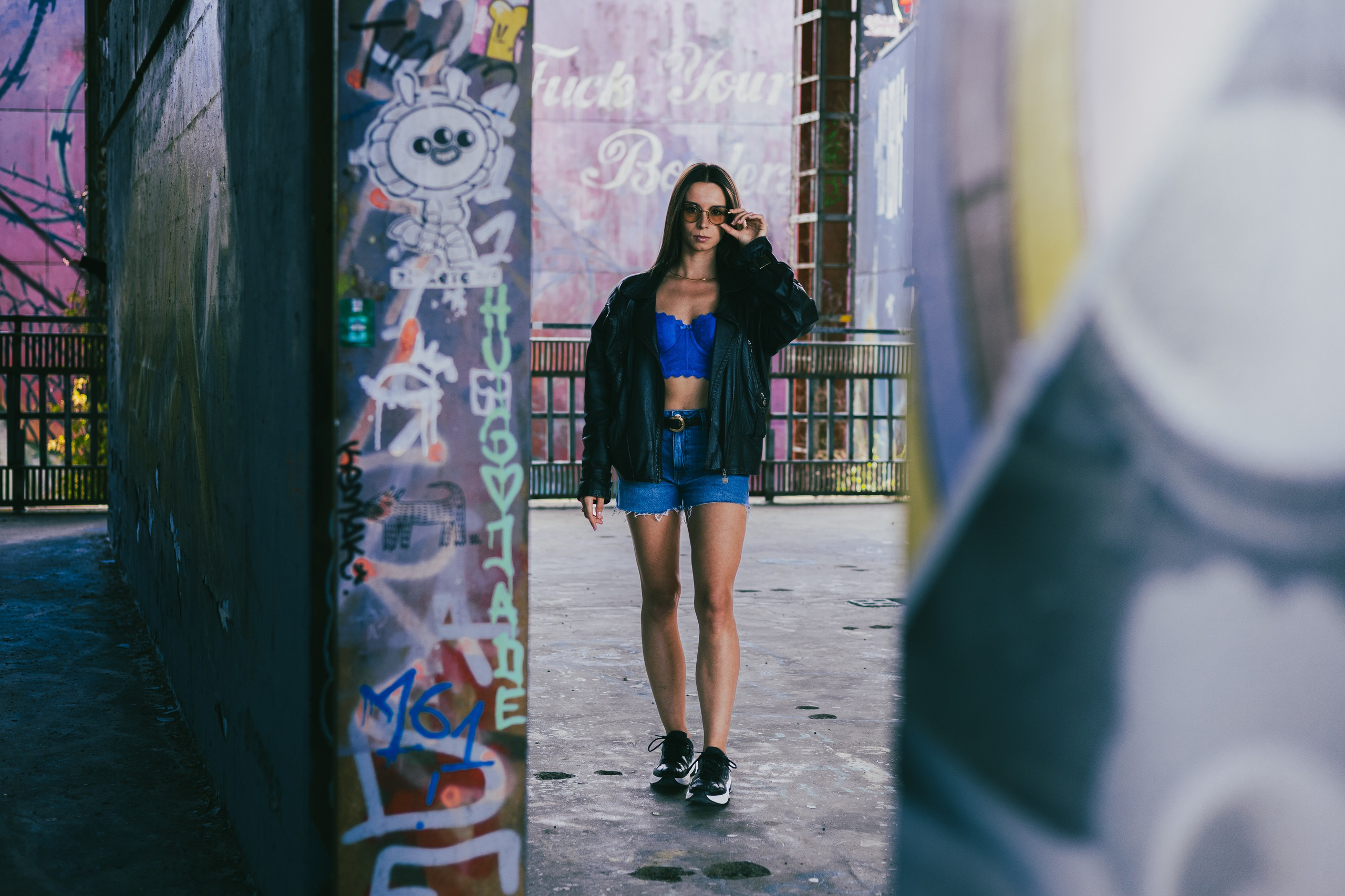 Urban portrait photography at the former Teufelsberg listening station