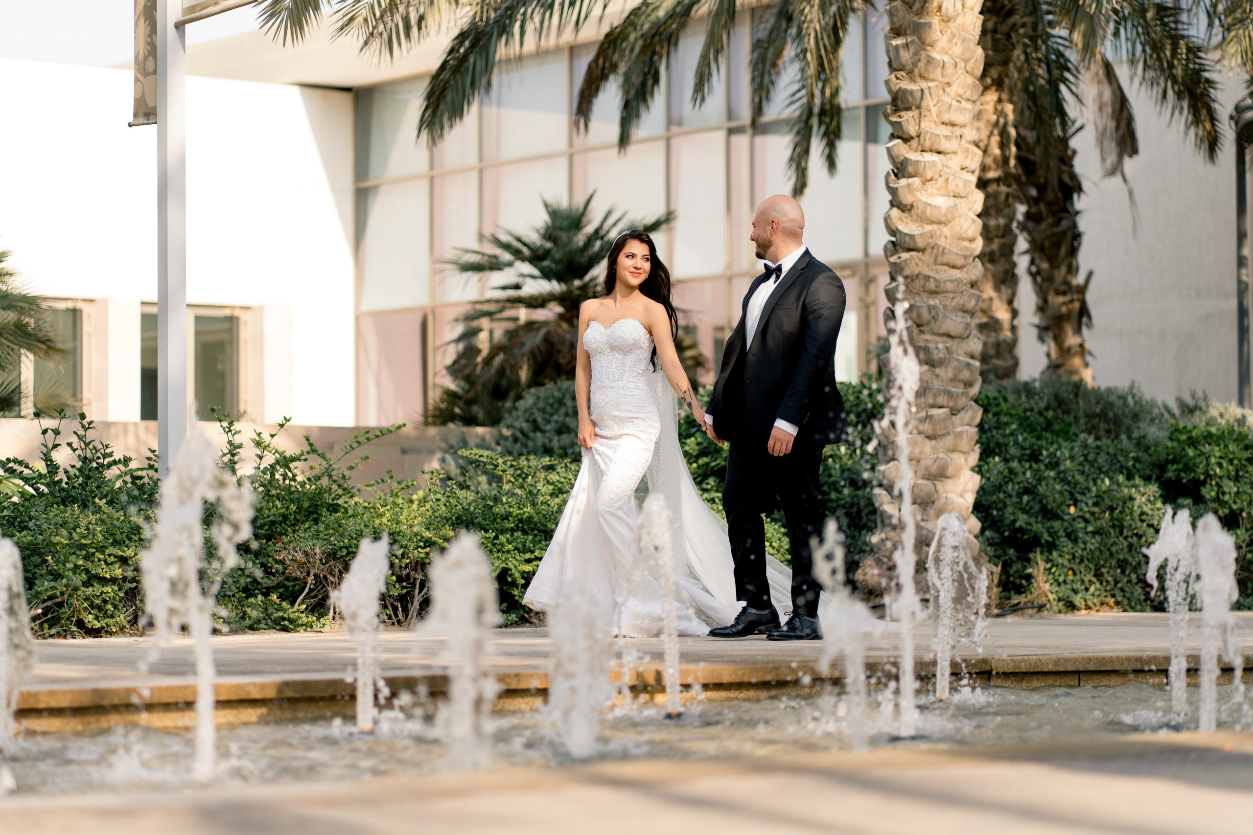 Intimate wedding ceremony in Abu Dhabi