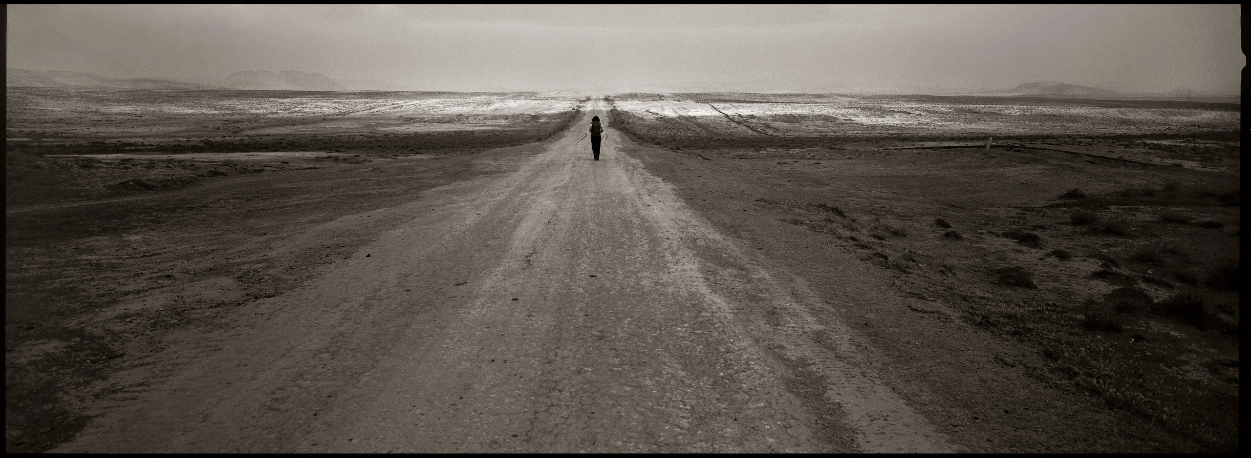 Departing. Tahmina. Gobustan, 2005