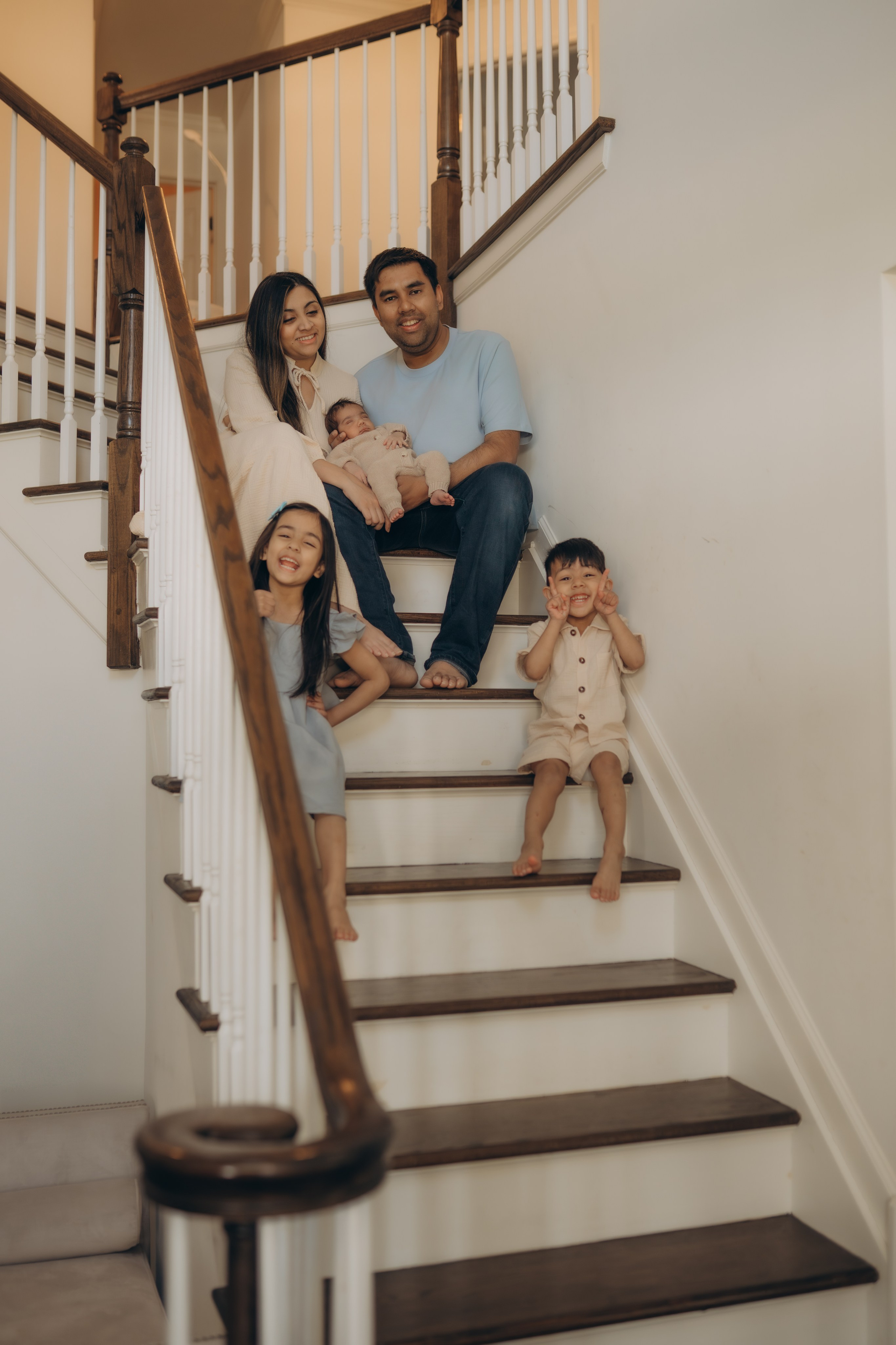 Newborn in home family stories. Lifestyle Family Photographer in Pennsylvania