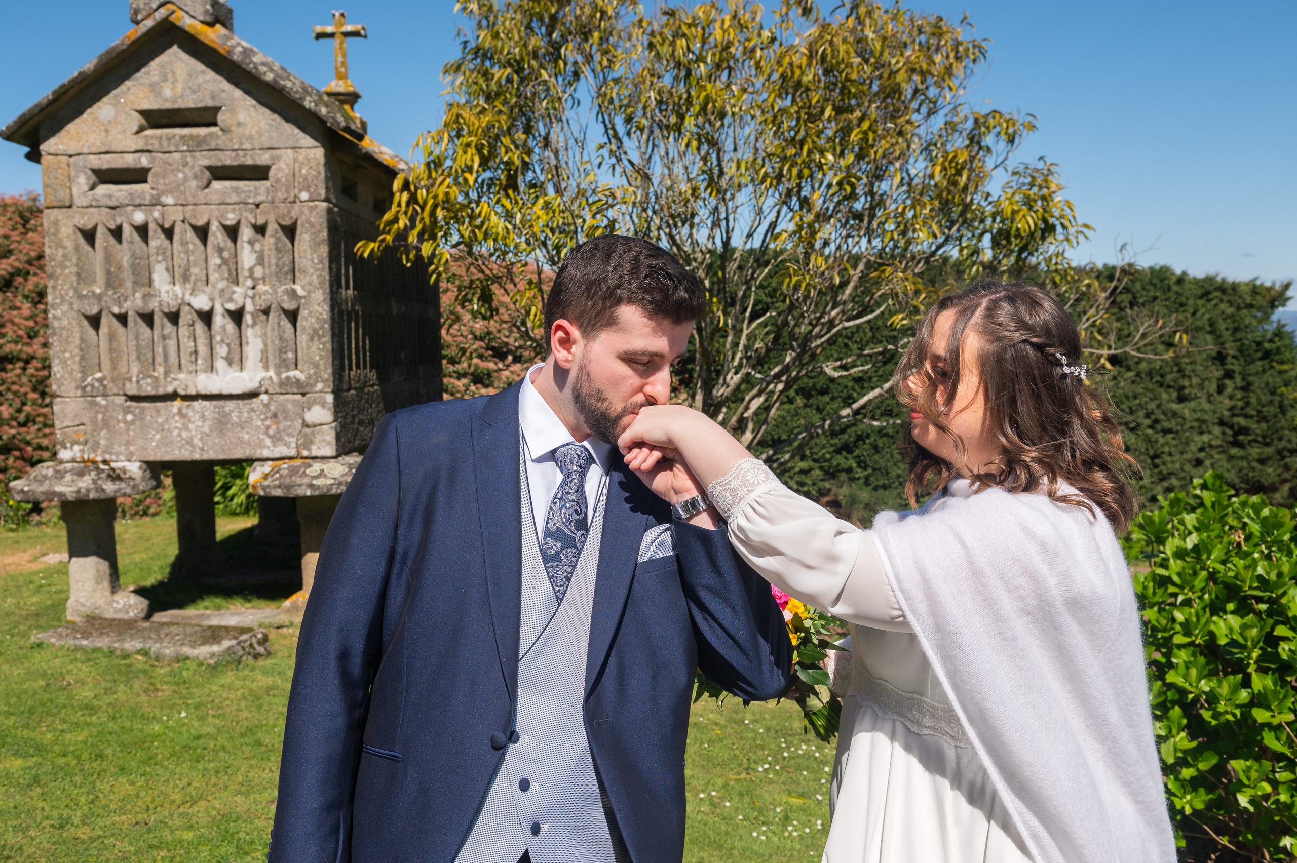 Boda de Claudia y Gabriel · Pazo de Santa Cruz de Bueu, Galicia · Javier Poveda