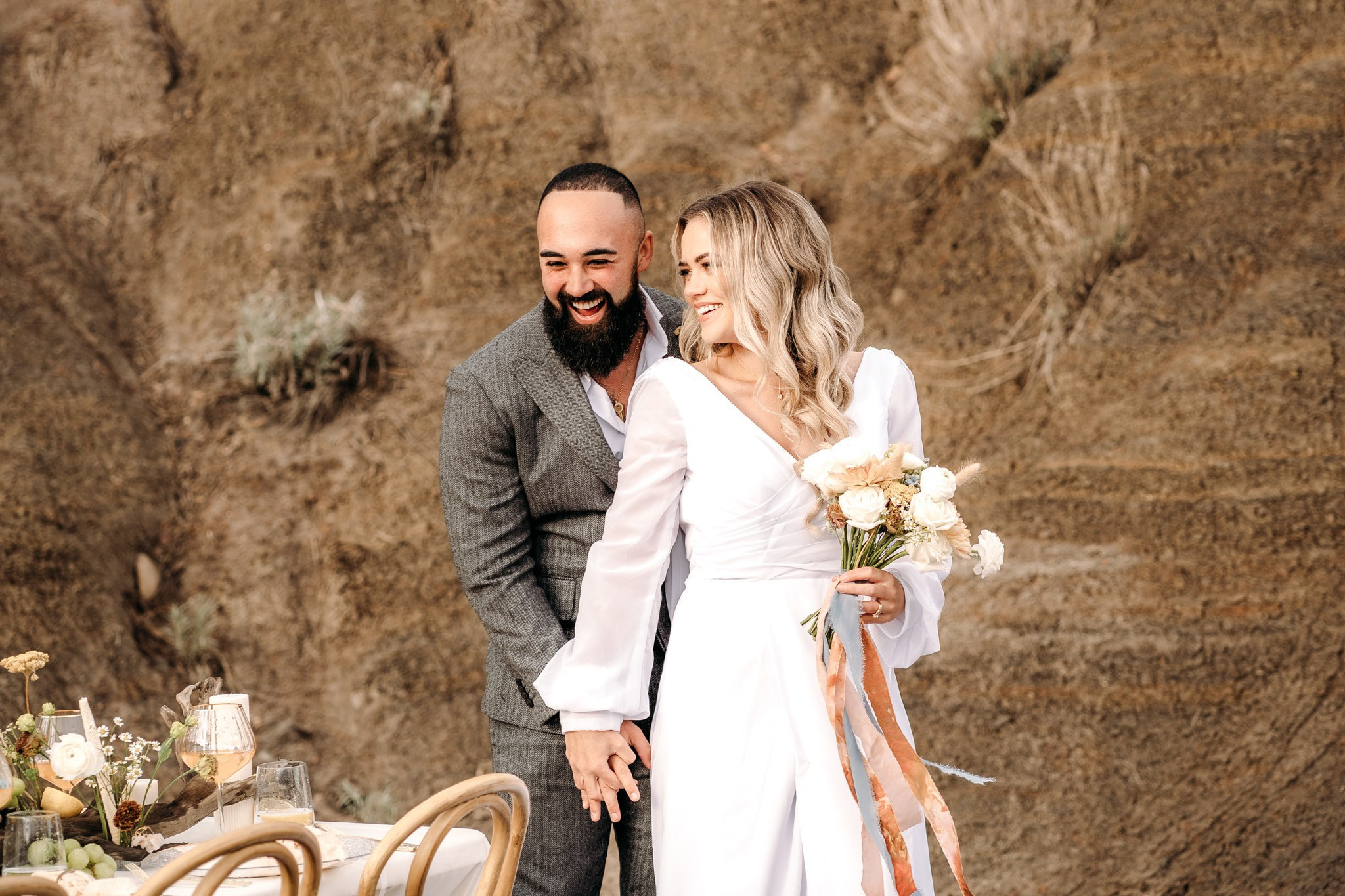 Gorgeous wedding day in Drumheller, Alberta May 2024. Wedding and family photographer in Calgary Kate Beliaeva