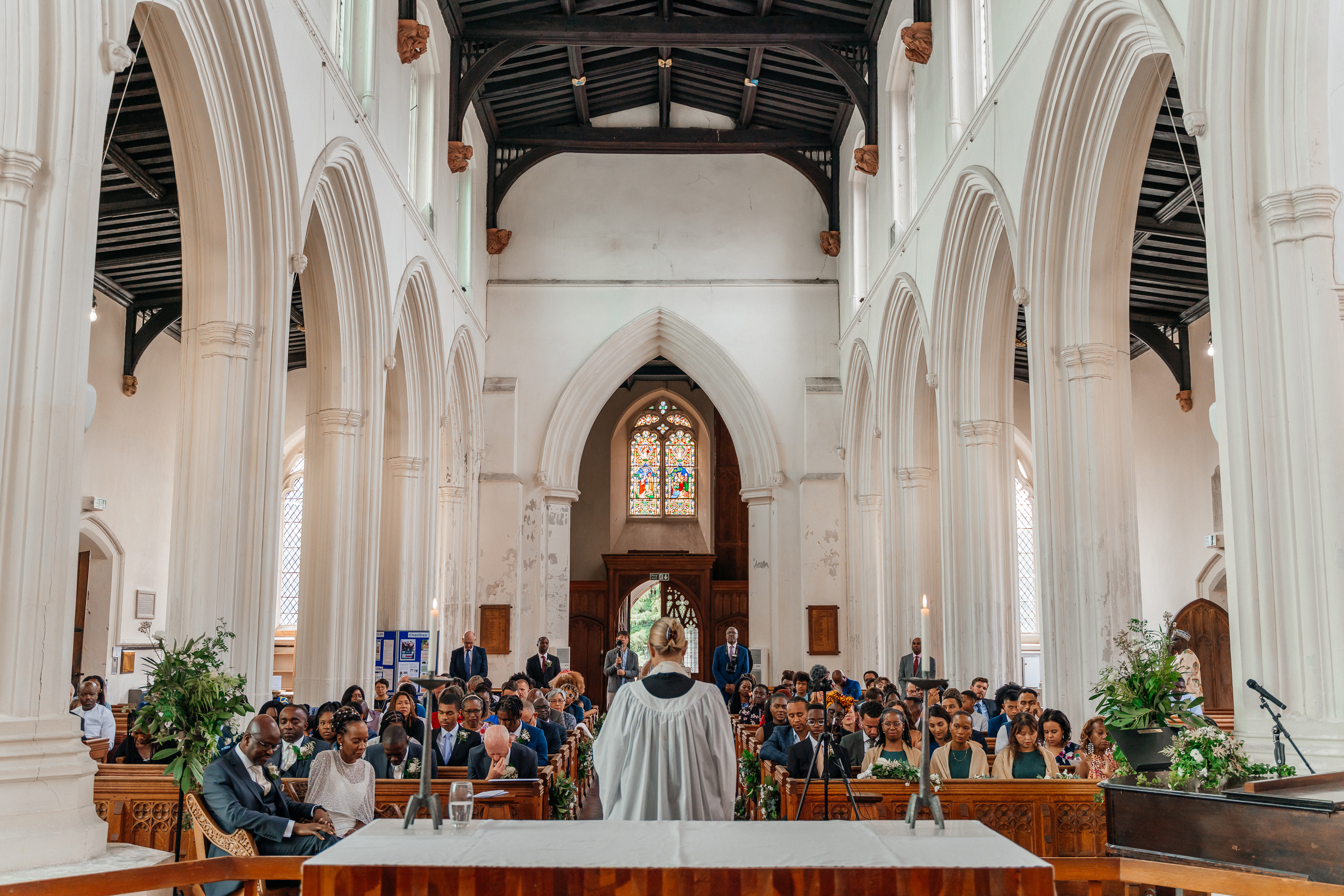 Wedding in St Mary the Virgin Ware