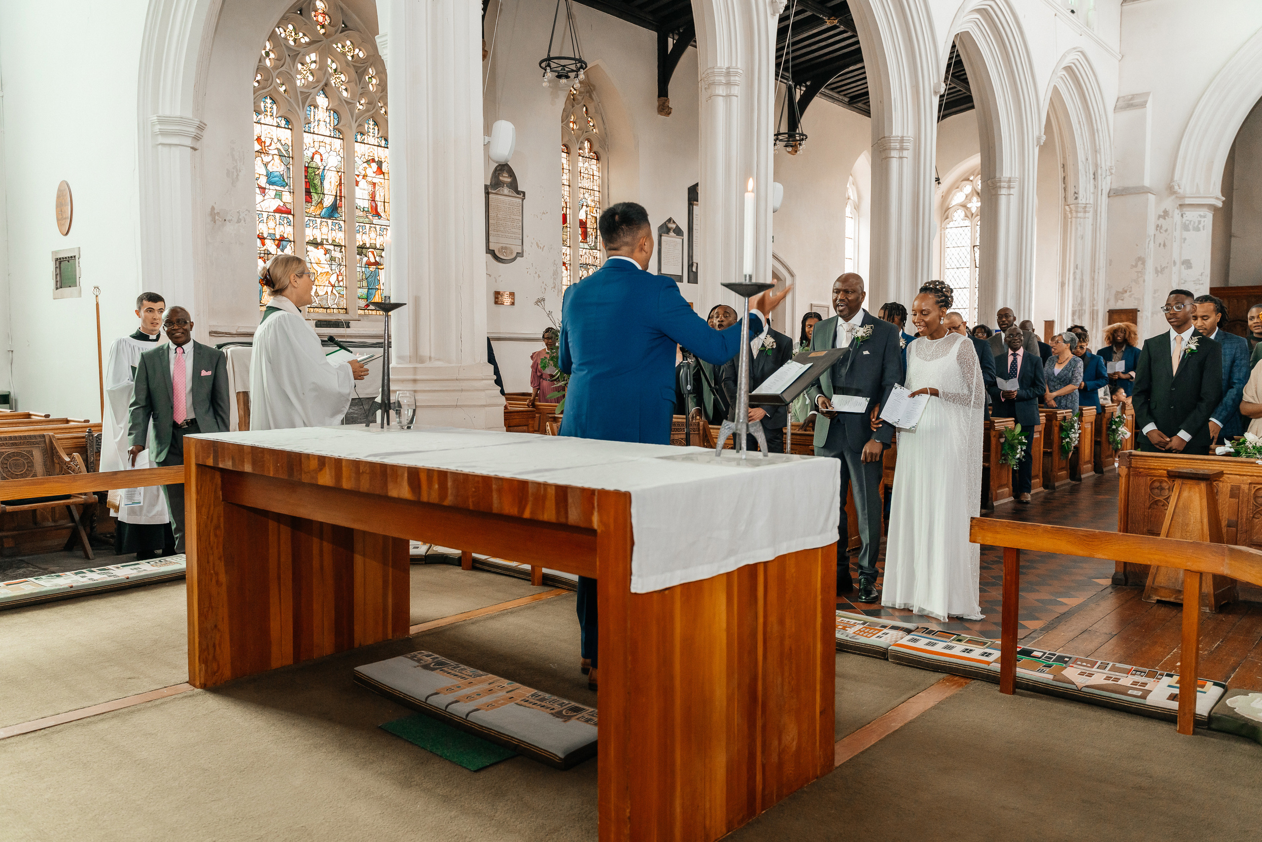 Wedding in St Mary the Virgin Ware